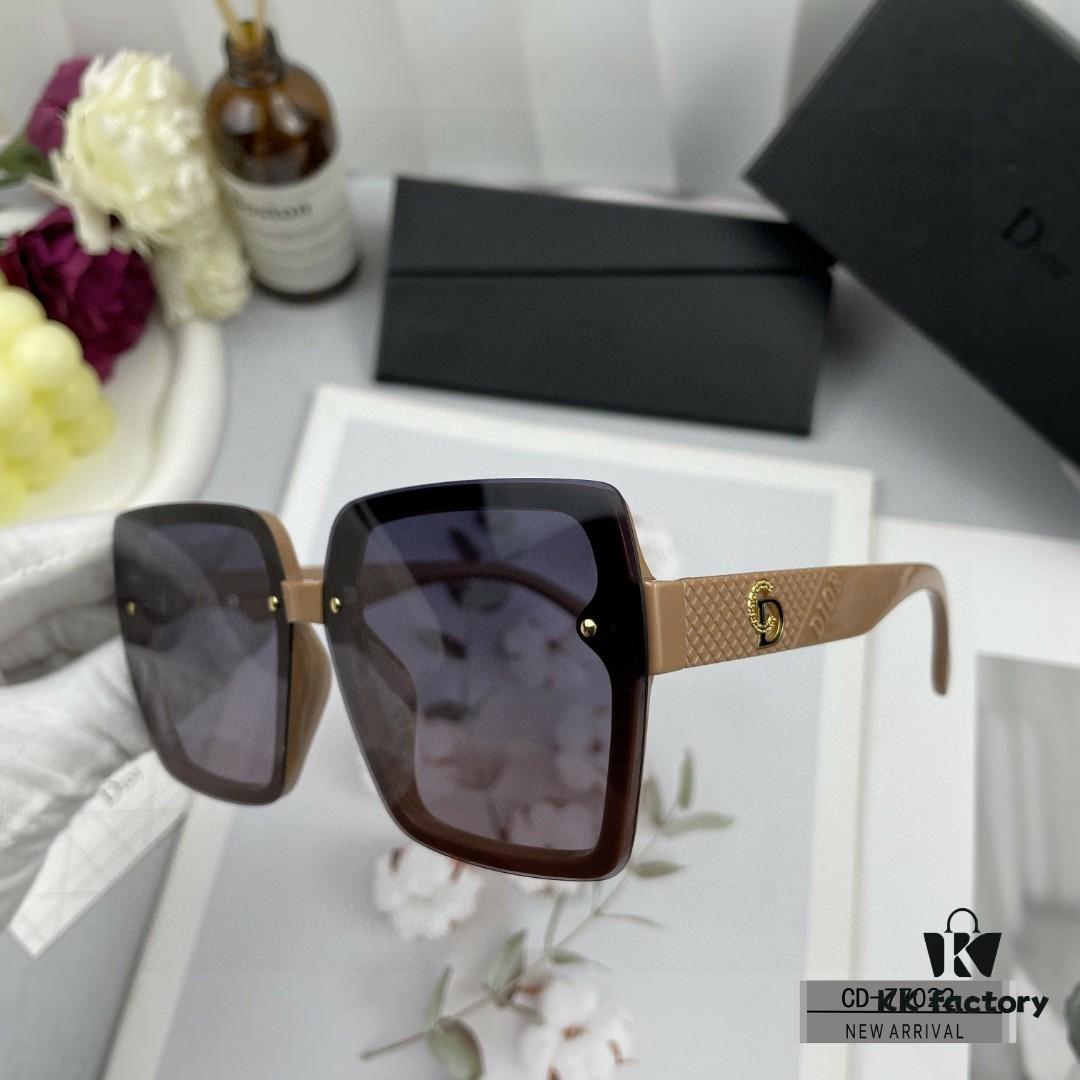 DIOR France New Arrival Sunglasses Model 77022, Lightweight TR90 Frame with Polarized PL Lens, Size 55-13-145, Fashionable and UV Protective