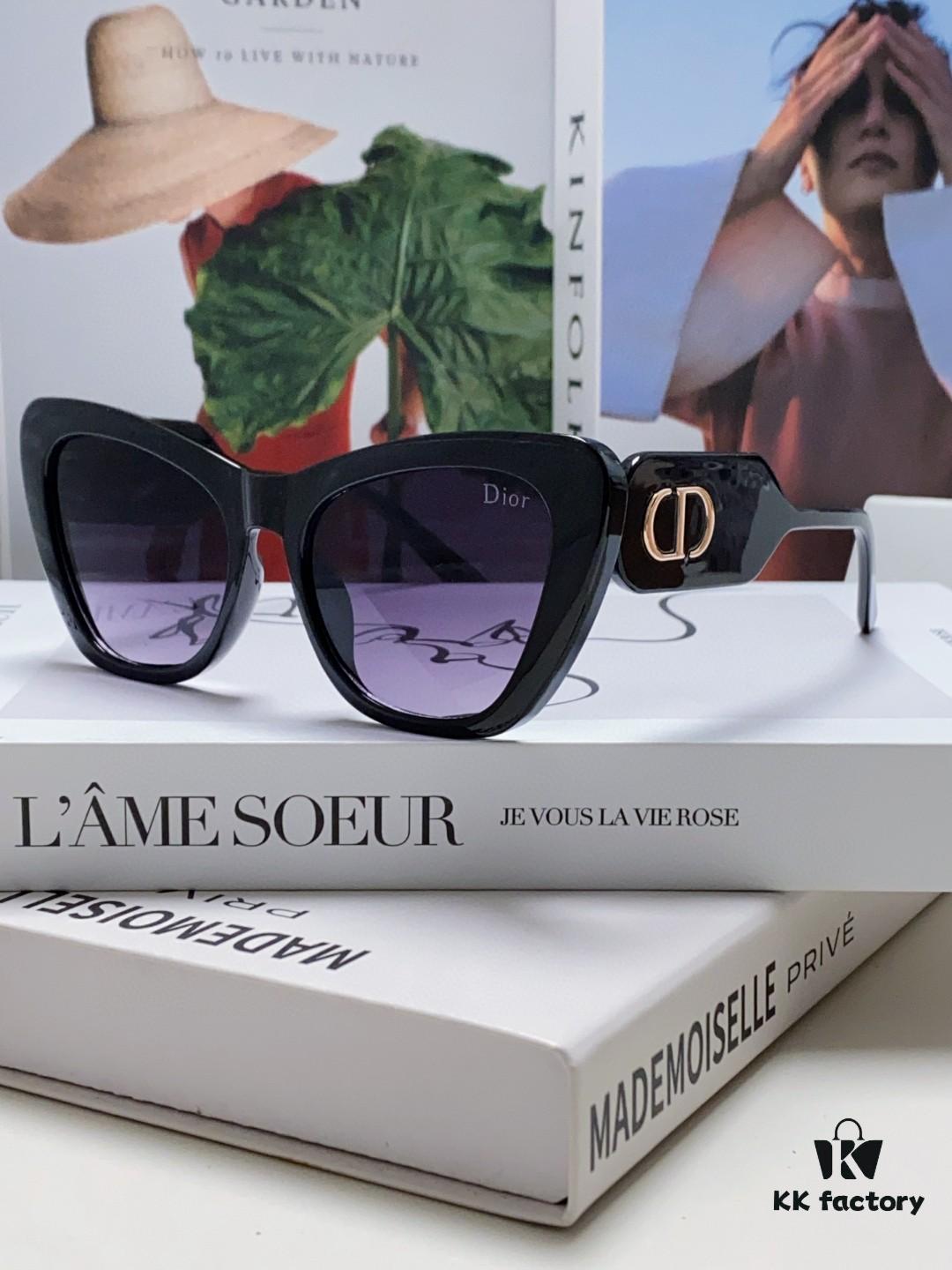 Dior New Bobby B1U Butterfly Women's Sunglasses Fashion Polarized Anti-Blue Light UV Protection Sunglasses