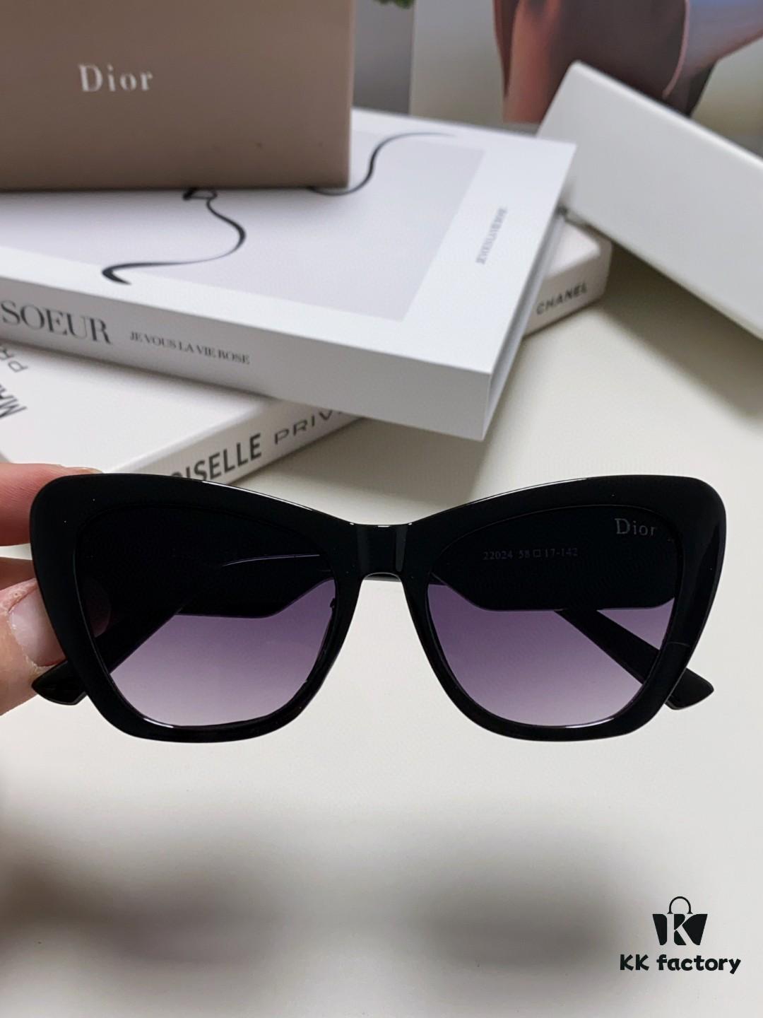 Dior New Bobby B1U Butterfly Women's Sunglasses Fashion Polarized Anti-Blue Light UV Protection Sunglasses