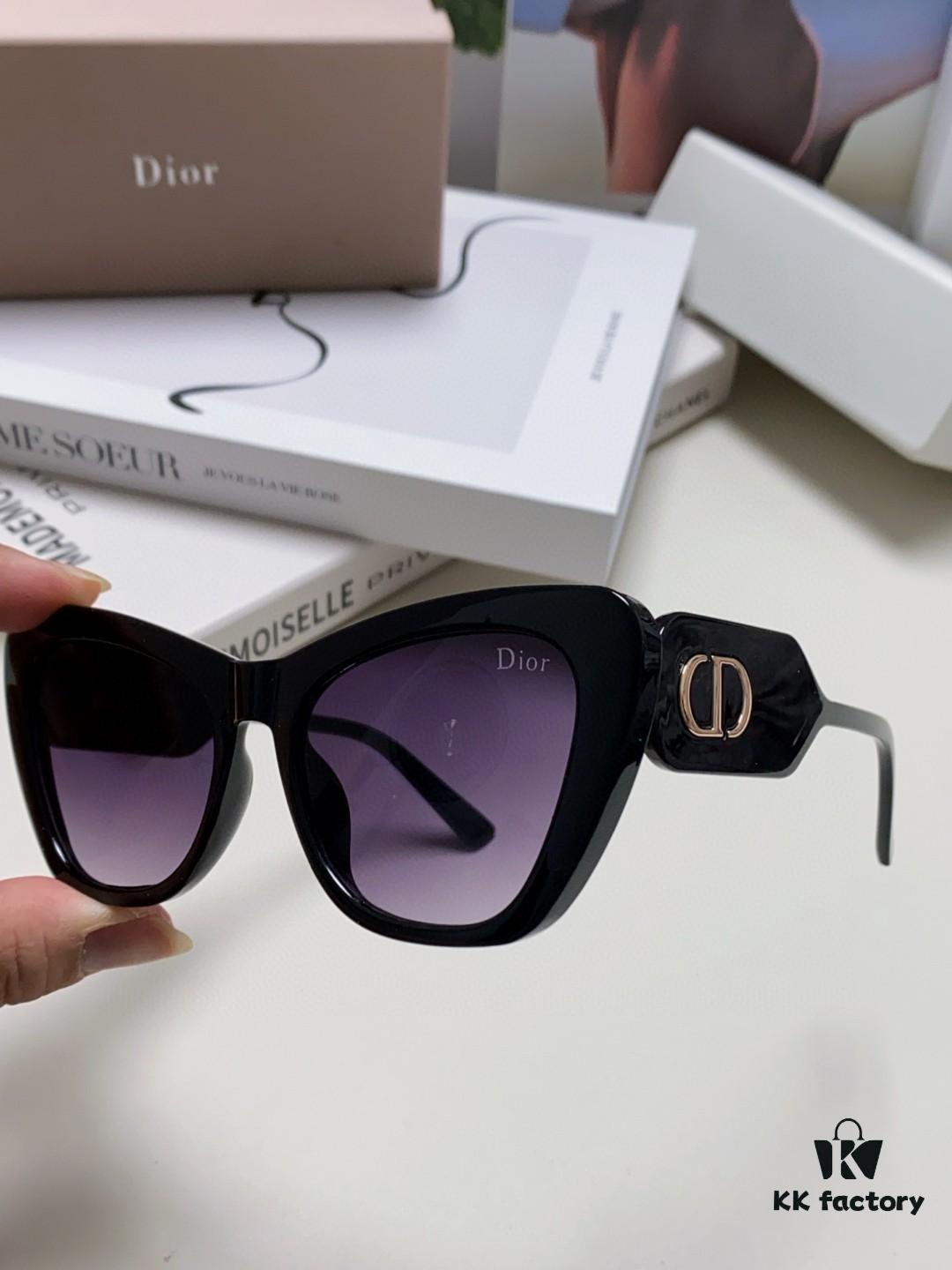 Dior New Bobby B1U Butterfly Women's Sunglasses Fashion Polarized Anti-Blue Light UV Protection Sunglasses