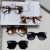 DIOR 2024 Square Frame D Asymmetrical Letter Design Fully Paved with Small Diamonds 💎 Classic Timeless Square Shape with Star Accents Trending Fashion Sunglasses