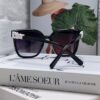 DIOR 2024 Square Frame D Asymmetric Letter Design Fully Paved with Small Diamonds 💎 Classic Timeless Square Shape with Star Accents Trending Fashion Sunglasses