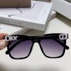 DIOR 2024 Square Frame D Asymmetric Letter Design Fully Paved with Small Diamonds 💎 Classic Timeless Square Shape with Star Accents Trending Fashion Sunglasses