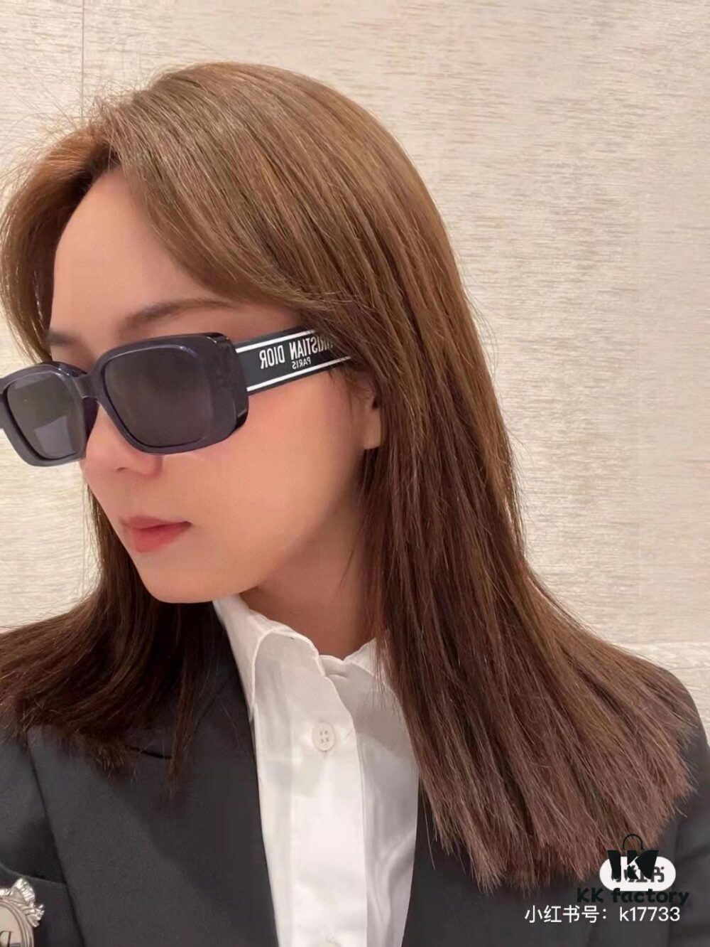 Dior 2024 Spring/Summer Sunglasses Wildio S2U Stylish Retro Square Frame UV Protection Fashionable and Comfortable Unisex Sun Glasses