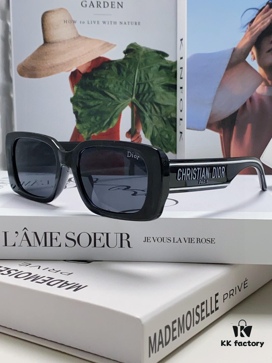 Dior 2024 Spring/Summer Sunglasses Wildio S2U Stylish Retro Square Frame UV Protection Fashionable and Comfortable Unisex Sun Glasses