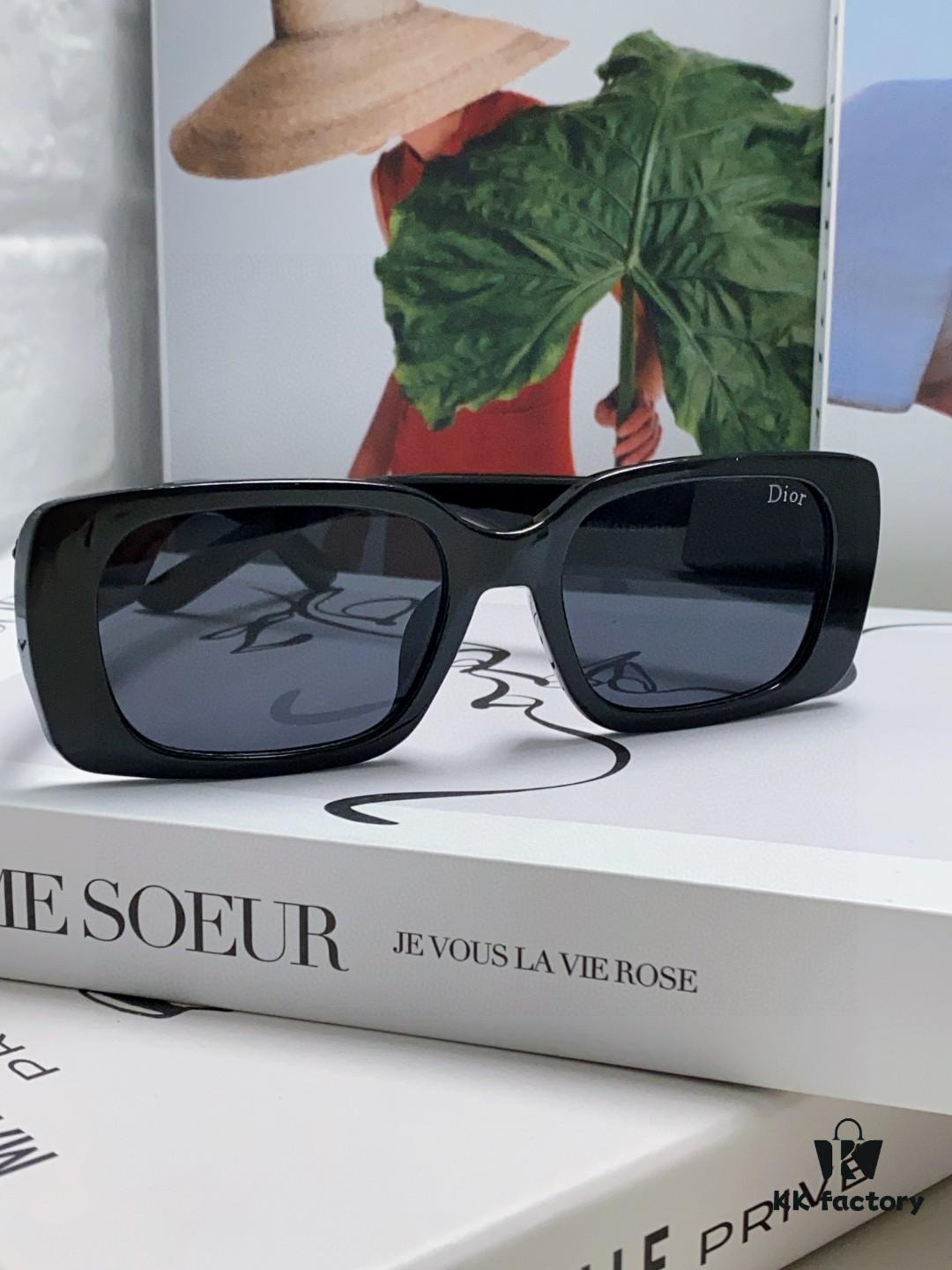 Dior 2024 Spring/Summer Sunglasses Wildio S2U Stylish Retro Square Frame UV Protection Fashionable and Comfortable Unisex Sun Glasses