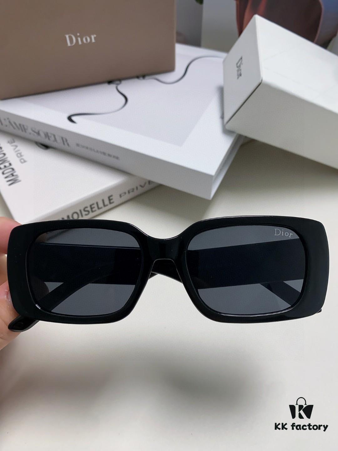 Dior 2024 Spring/Summer Sunglasses Wildio S2U Stylish Retro Square Frame UV Protection Fashionable and Comfortable Unisex Sun Glasses