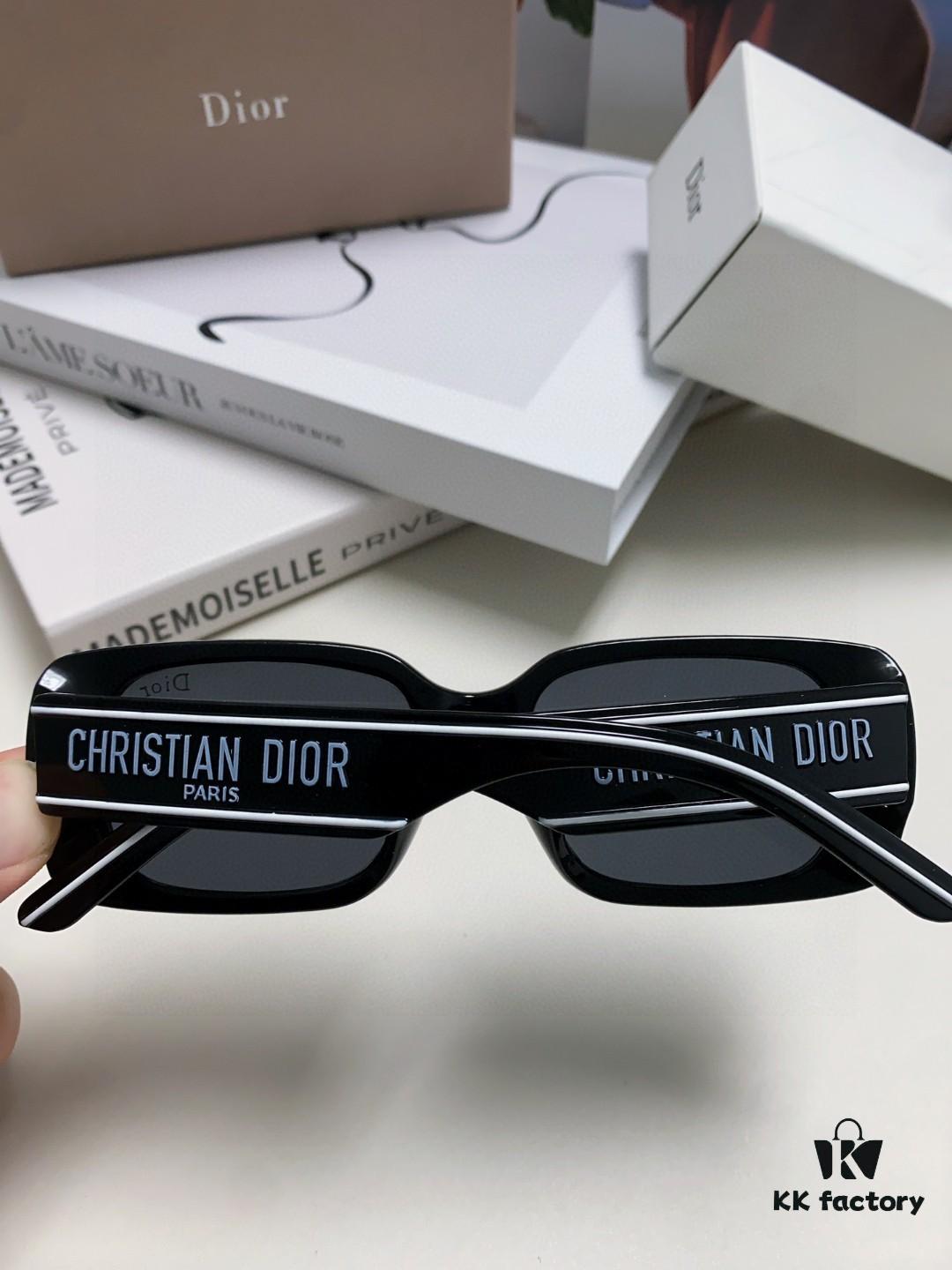 Dior 2024 Spring/Summer Sunglasses Wildio S2U Stylish Retro Square Frame UV Protection Fashionable and Comfortable Unisex Sun Glasses