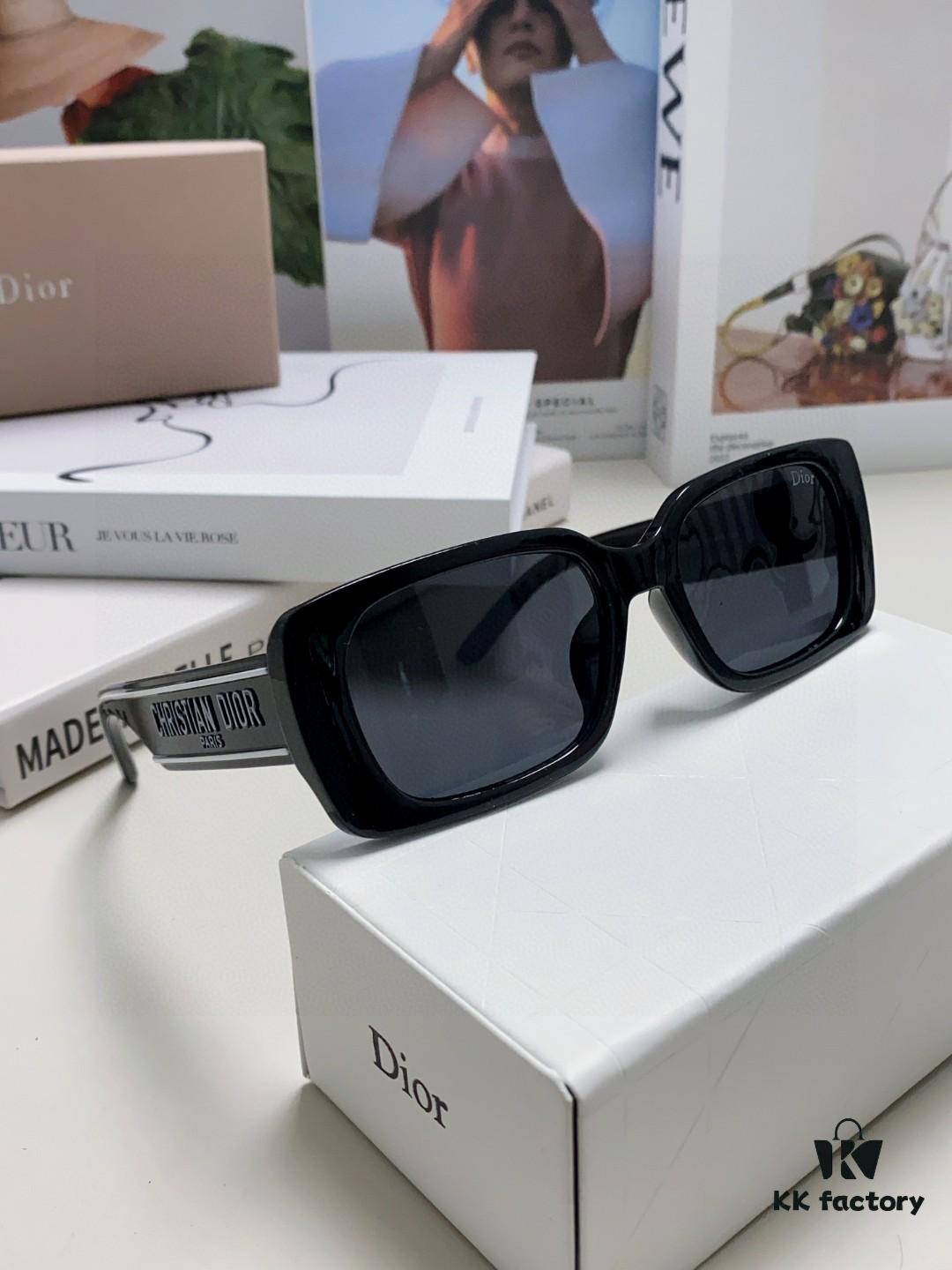 Dior 2024 Spring/Summer Sunglasses Wildio S2U Stylish Retro Square Frame UV Protection Fashionable and Comfortable Unisex Sun Glasses