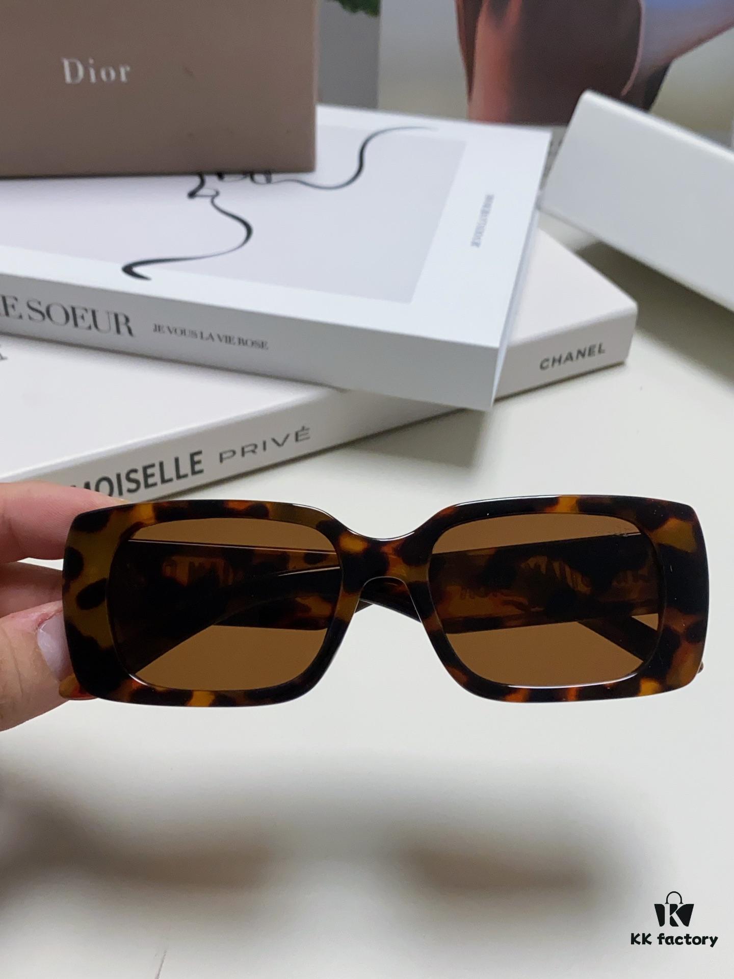 Dior 2024 Spring/Summer Sunglasses Stylish and Elegant High Quality Fashion Retro Wildio S2U Sun Glasses Trendy Square Frame Shades