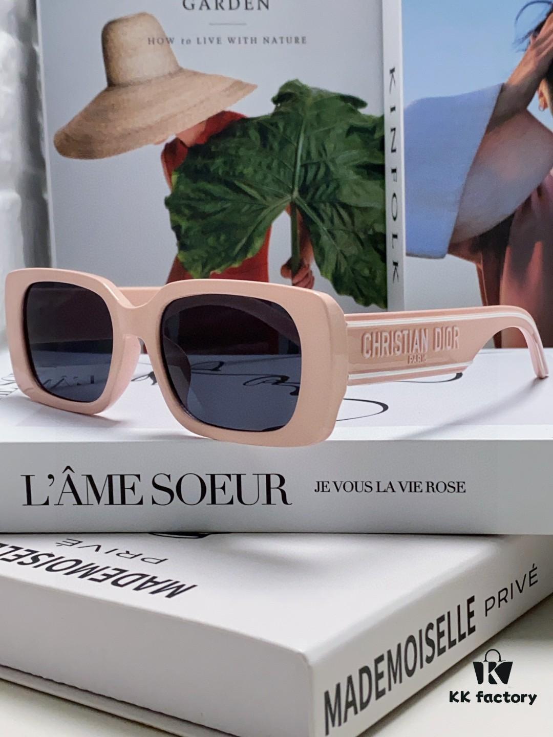 Dior 2024 Spring/Summer Sunglasses, Stylish and Retro, High-Quality Wildio S2U Square Frame Sunglasses