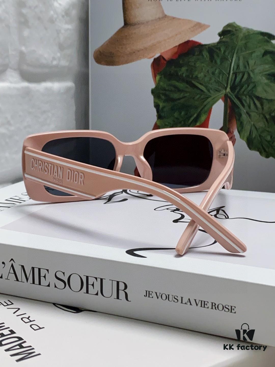 Dior 2024 Spring/Summer Sunglasses, Stylish and Retro, High-Quality Wildio S2U Square Frame Sunglasses