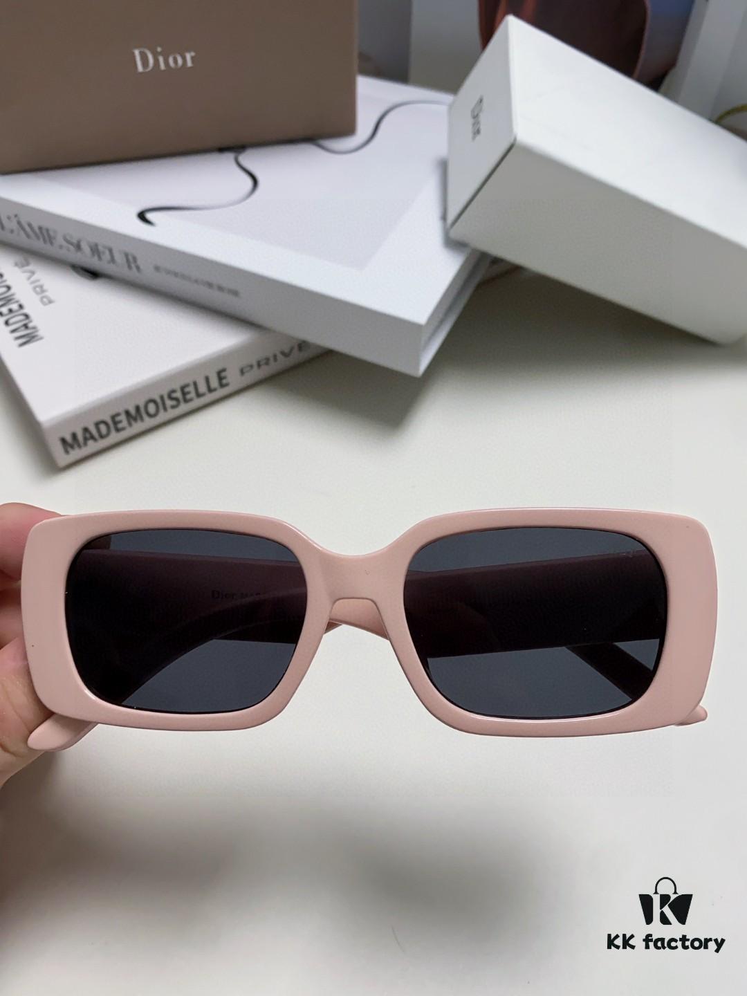 Dior 2024 Spring/Summer Sunglasses, Stylish and Retro, High-Quality Wildio S2U Square Frame Sunglasses