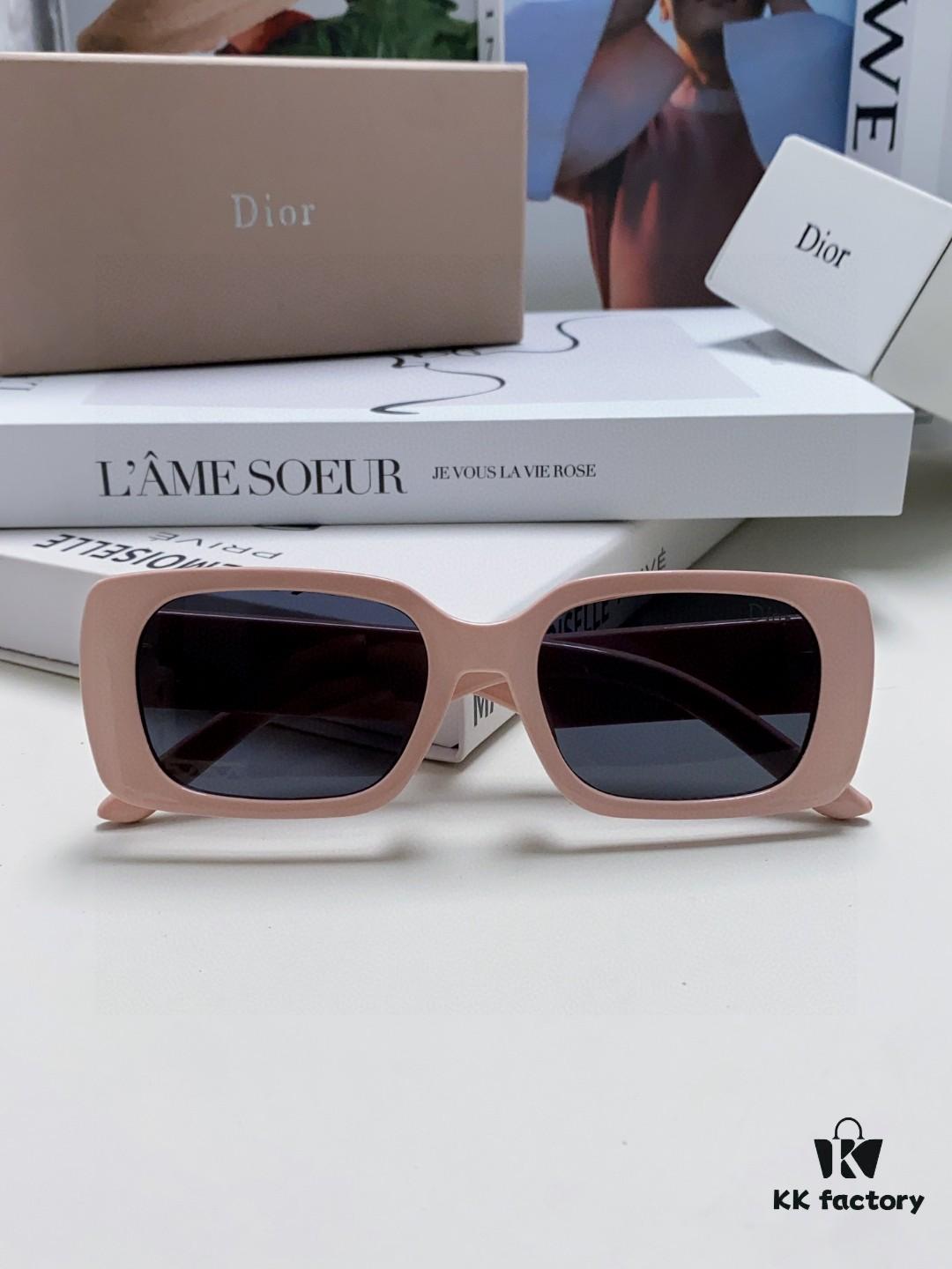 Dior 2024 Spring/Summer Sunglasses, Stylish and Retro, High-Quality Wildio S2U Square Frame Sunglasses