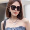 【DIOR】2024 Spring New Arrival Trendy Fashion Square Polarized Sunglasses High-Quality Comfortable Wear Influencer Style Women's HD Thickened Polarized Sunglasses 🕶️ High-Quality TR Frame Model: CD1086