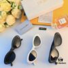 Dior Large Oval Cat-Eye Sunglasses for Women, Stylish Oversized Frames, UV Protection, Vintage-Inspired Sun Glasses