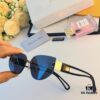 Dior 2024 New Cat-Eye Frame Luxurious Lightweight Women's Sunglasses, Fashionable Streetwear Trendy Influencer Shades from Xiaohongshu