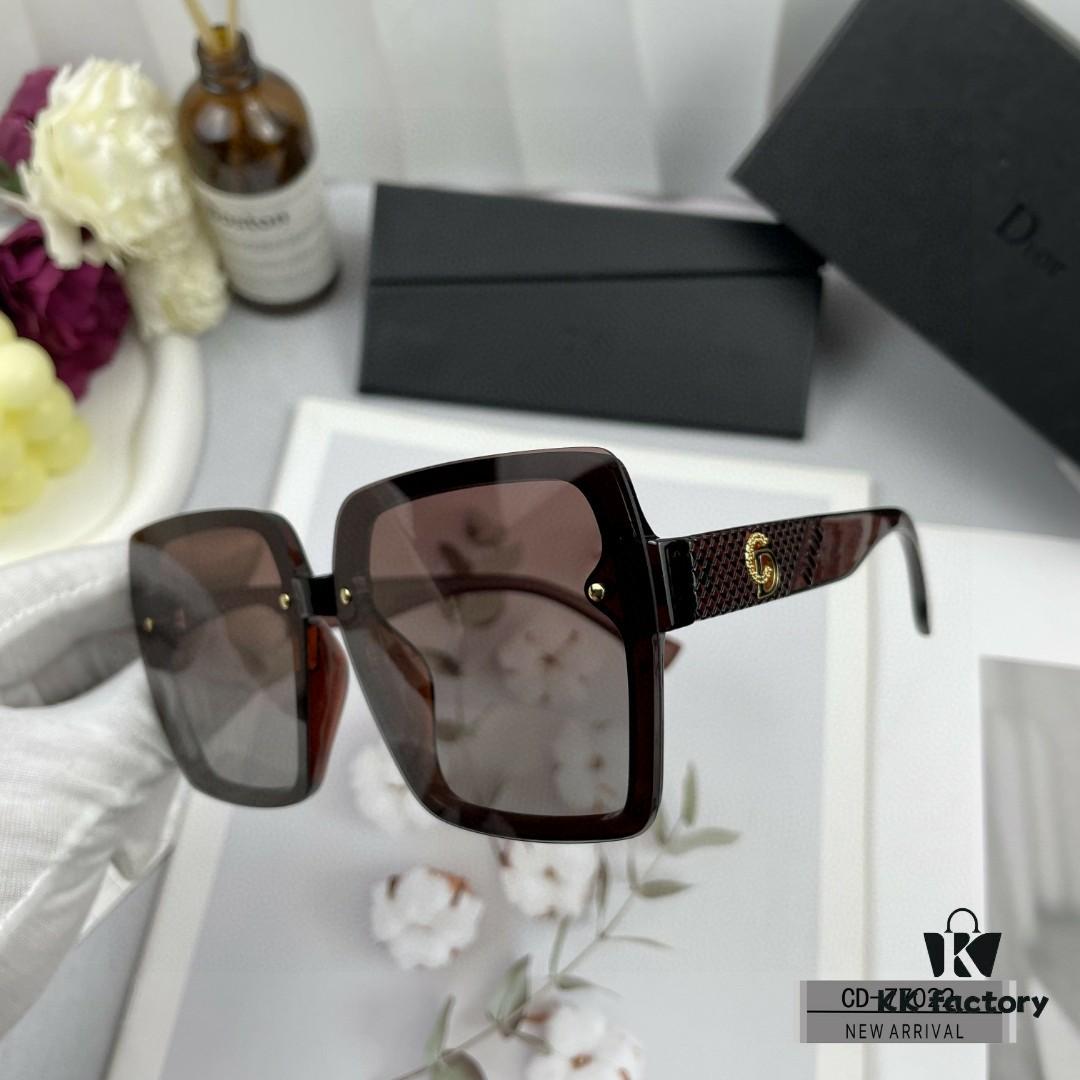 DIOR France New Arrival Sunglasses Model 77022, Lightweight TR90 Frame with Polarized Lenses by POLAROID, Size 55-13-145