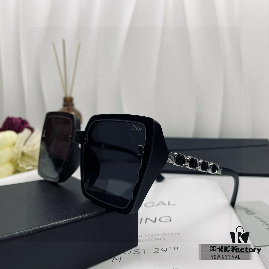 DIOR France Sunglasses with Polarized TR90 Frame, Lightweight and Comfortable, Model 23025