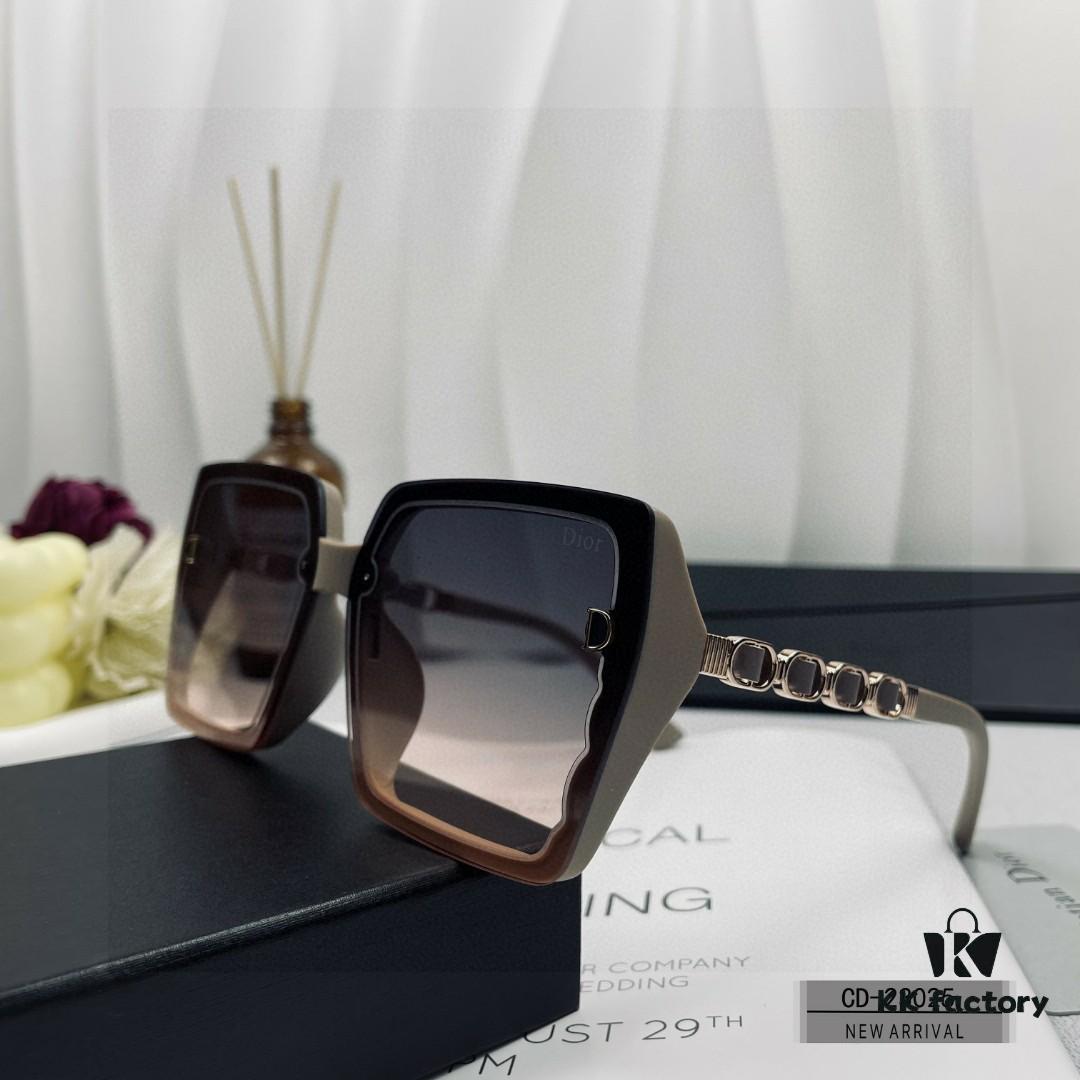 DIOR France Sunglasses with Polarized TR90 Frame, Lightweight and Comfortable, Model 23025