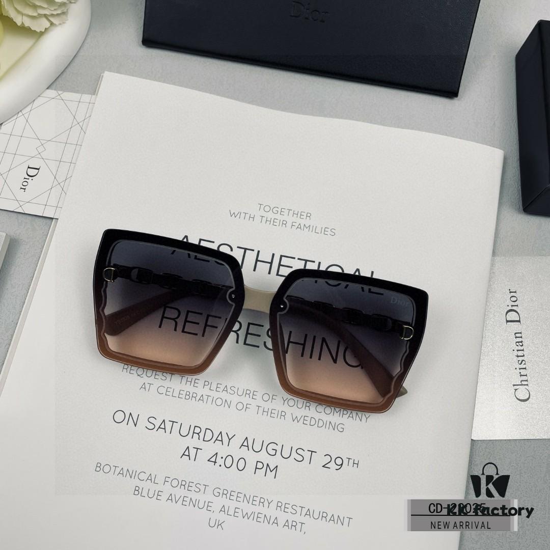 DIOR France Sunglasses with Polarized TR90 Frame, Lightweight and Comfortable, Model 23025