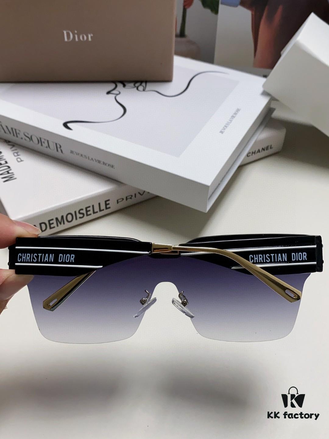 Dior DiorClub Full-Rim Sunglasses, High Version Featuring Dior Oblique Pattern, Creating a Stylish and Modern Dior Look