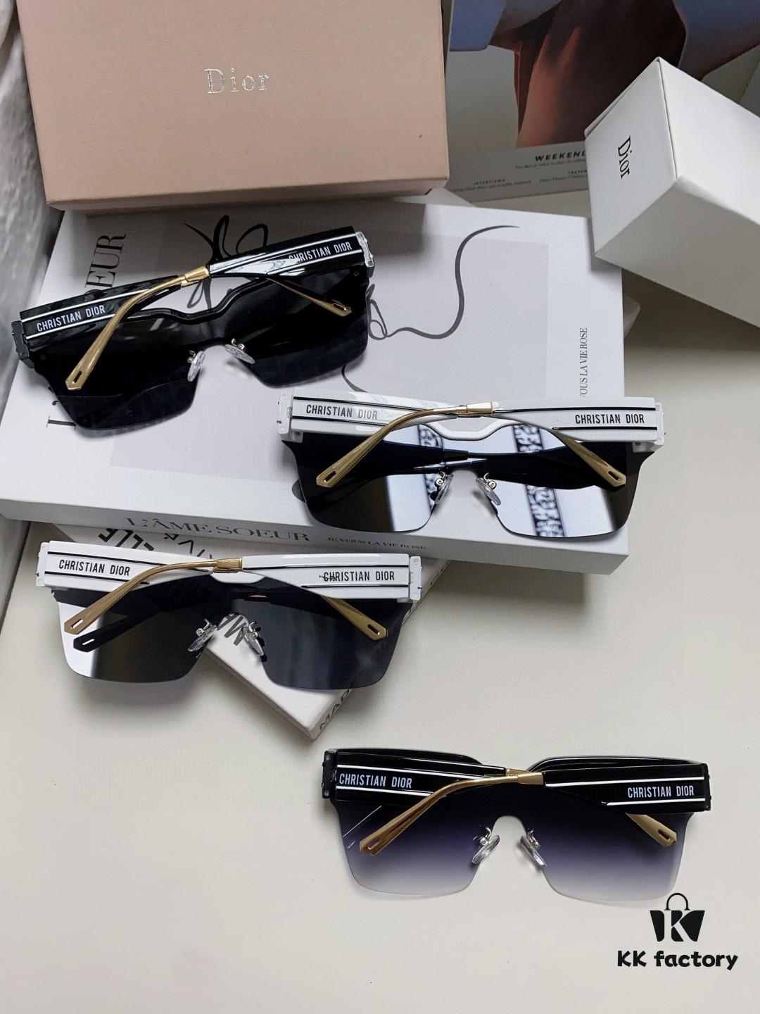 Dior DiorClub Full-Rim Sunglasses, High Version Featuring Dior Oblique Pattern, Creating a Stylish and Modern Dior Look