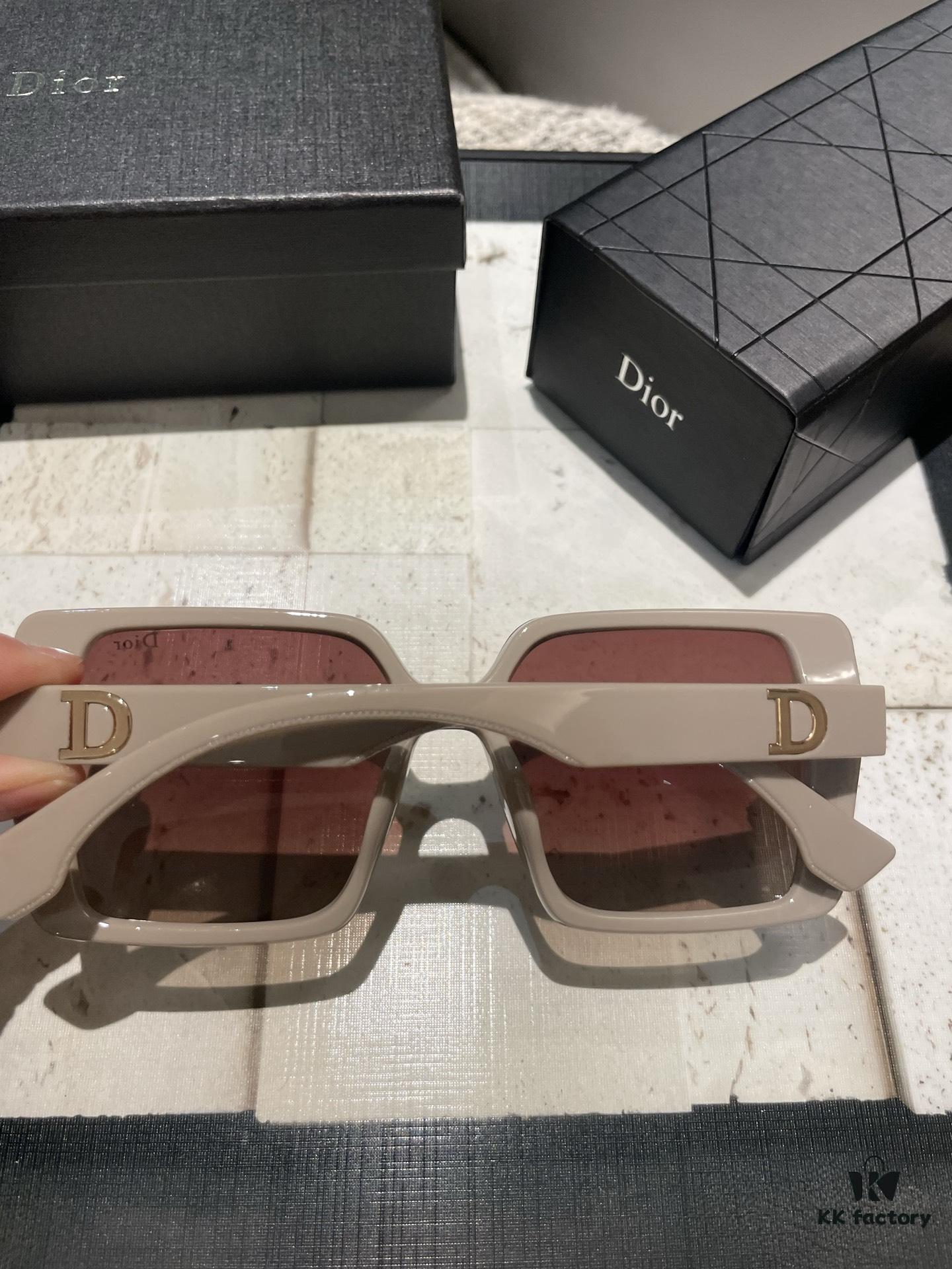 Latest Dior Women's Polarized Sunglasses, Fashionable Face-Framing Design, Luxury Brand Style, Influencer Recommended