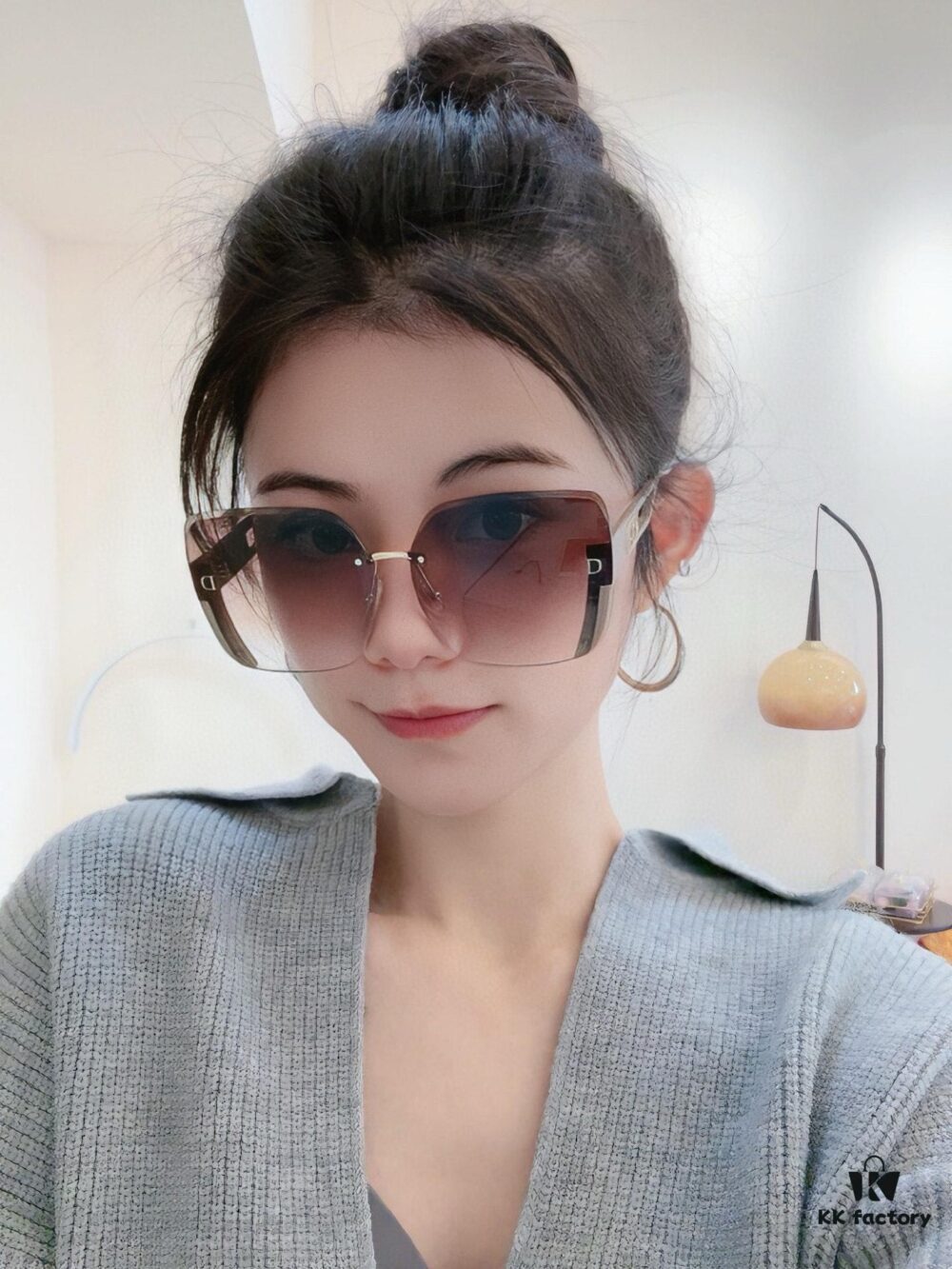DIOR - 2025 Spring New Arrival Trendy Fashion Square Frame Sunglasses High-Quality Comfortable Fit Influencer Style Women's HD Sunglasses