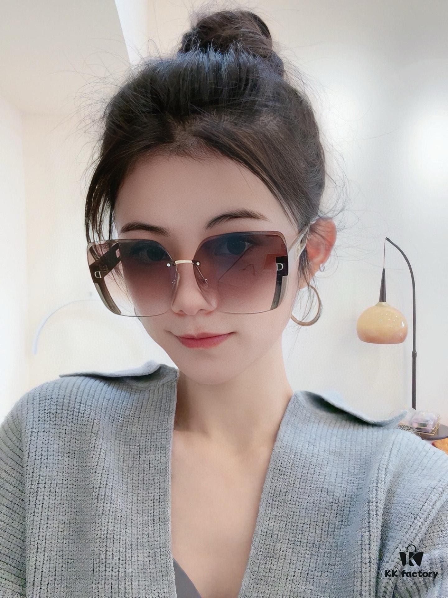 DIOR - 2025 Spring New Arrival Trendy Fashion Square Frame Sunglasses High-Quality Comfortable Fit Influencer Style Women's HD Sunglasses