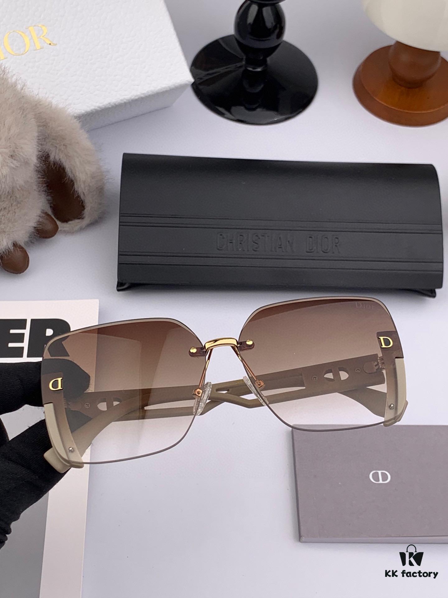 DIOR - 2025 Spring New Arrival Trendy Fashion Square Frame Sunglasses High-Quality Comfortable Fit Influencer Style Women's HD Sunglasses