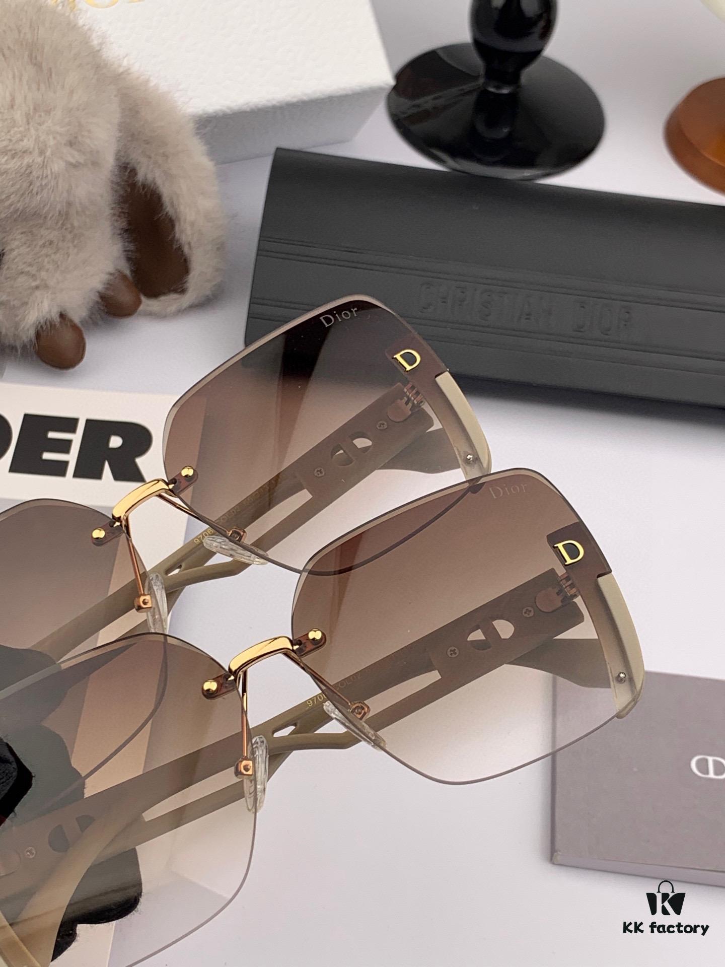 DIOR - 2025 Spring New Arrival Trendy Fashion Square Frame Sunglasses High-Quality Comfortable Fit Influencer Style Women's HD Sunglasses