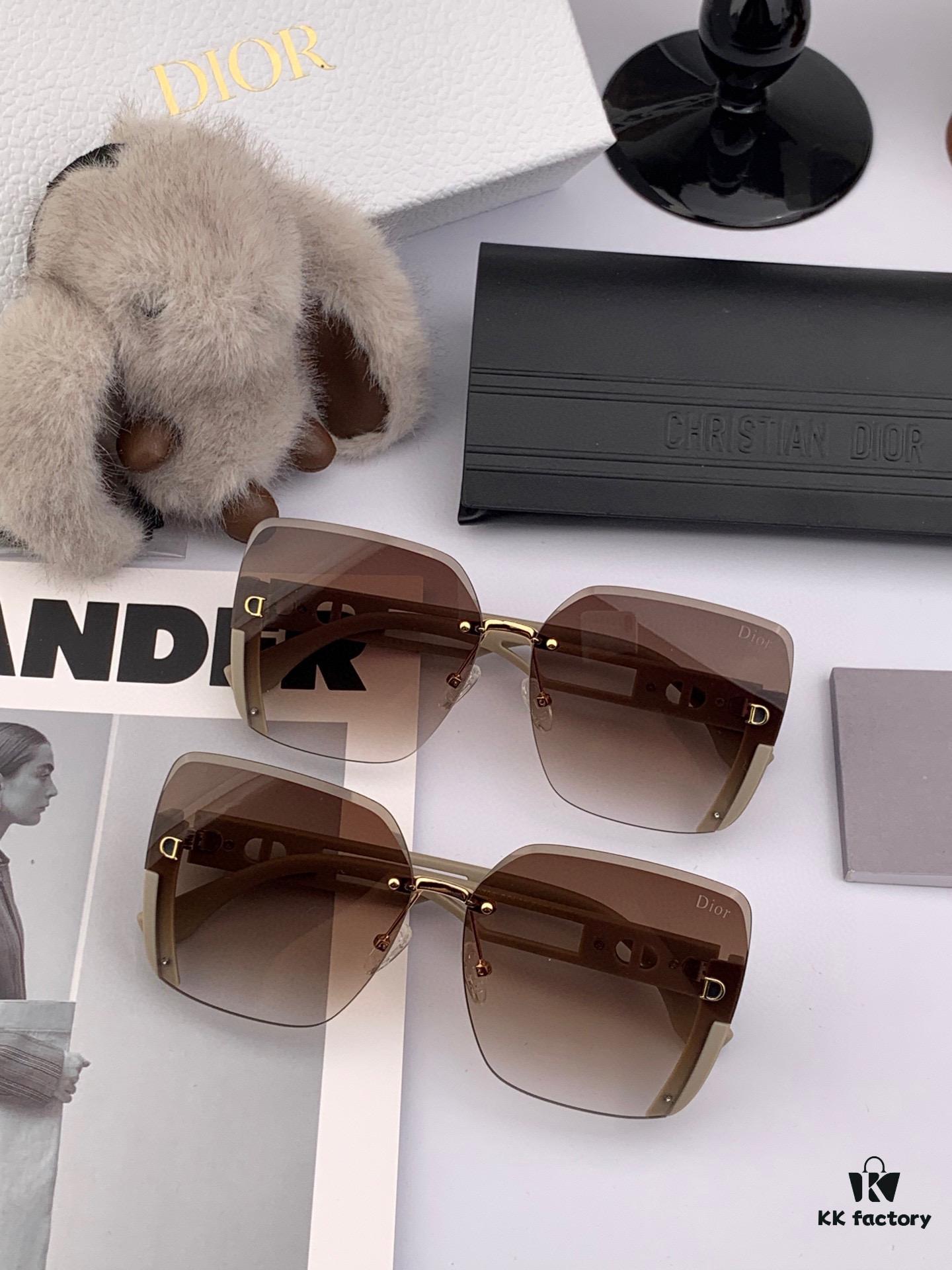 DIOR - 2025 Spring New Arrival Trendy Fashion Square Frame Sunglasses High-Quality Comfortable Fit Influencer Style Women's HD Sunglasses