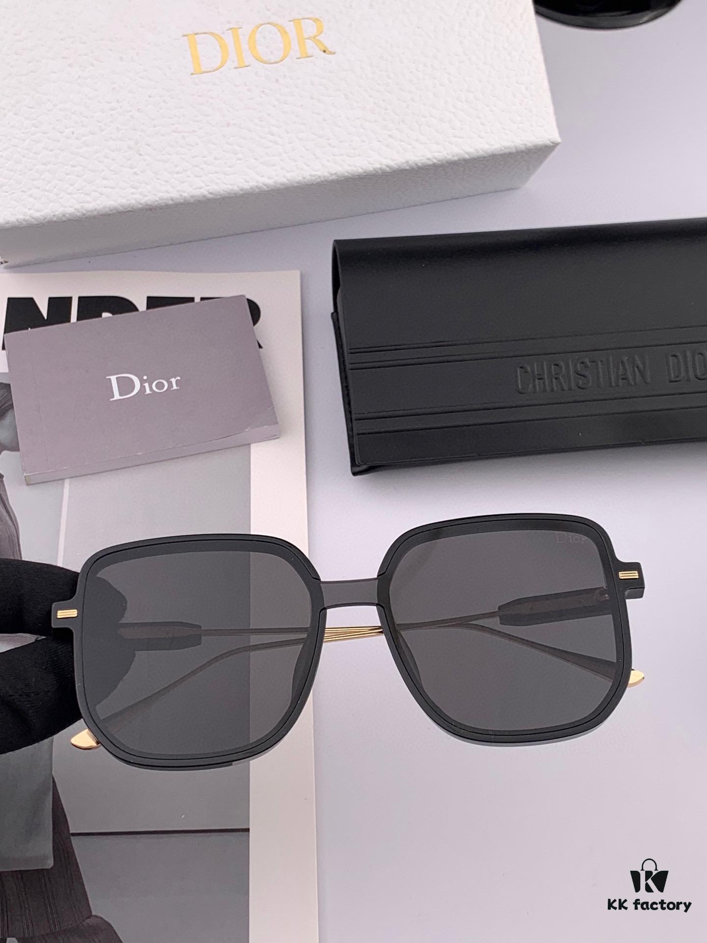 【DIOR】2025 Spring New Arrival Trendy Fashion Square Frame Sunglasses High Quality Comfortable Fit Influencer Style Shades Model: D288