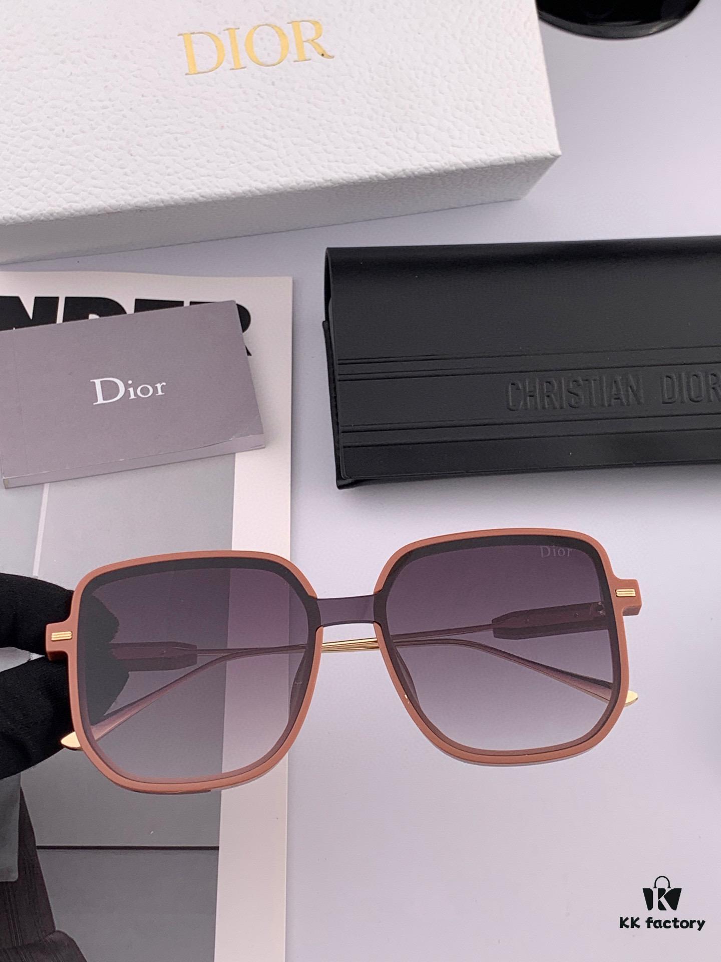 【DIOR】2025 Spring New Arrival Trendy Fashion Square Frame Sunglasses High Quality Comfortable Fit Influencer Style Shades Model: D288