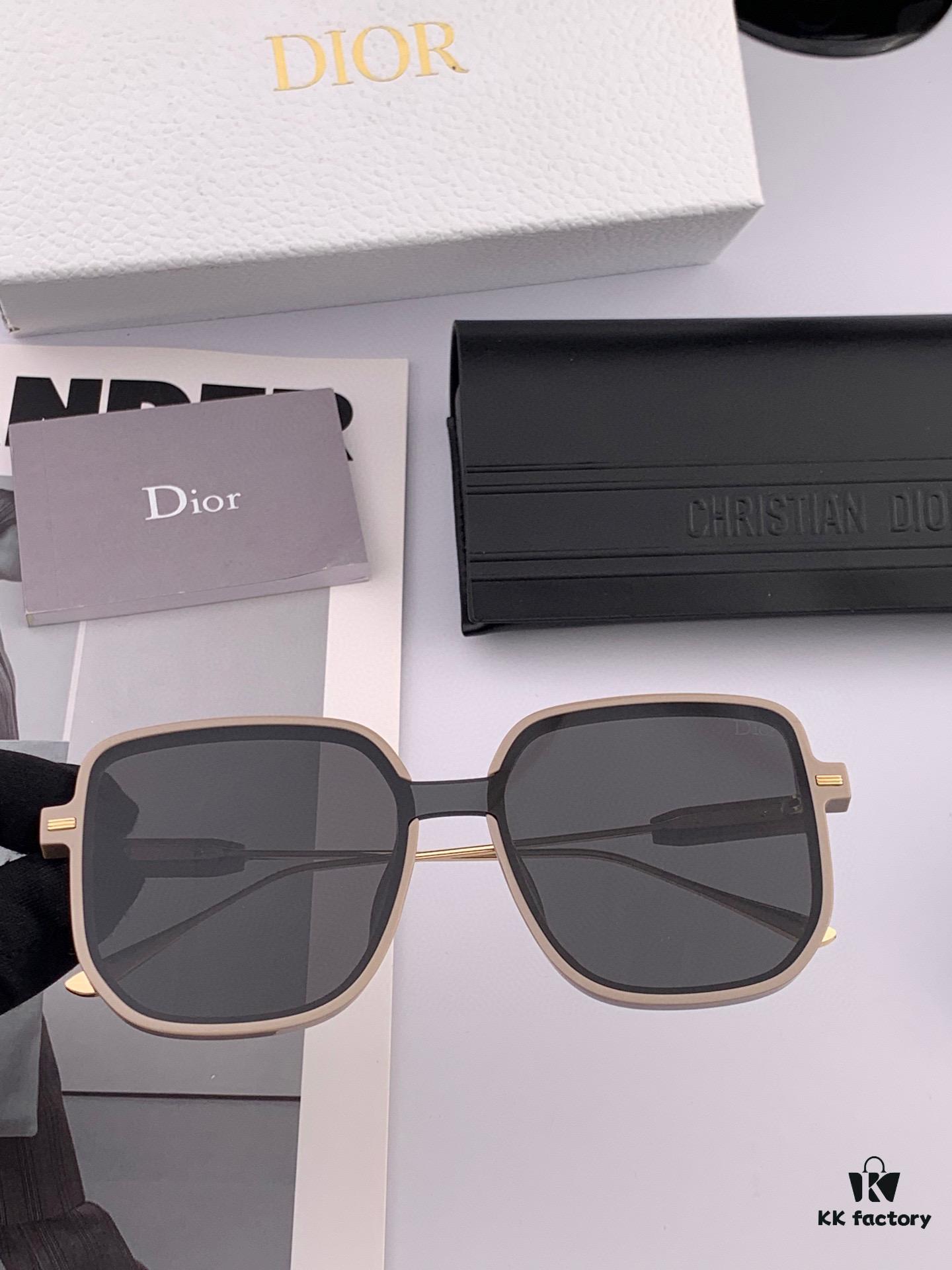 【DIOR】2025 Spring New Arrival Trendy Fashion Square Frame Sunglasses High Quality Comfortable Fit Influencer Style Shades Model: D288