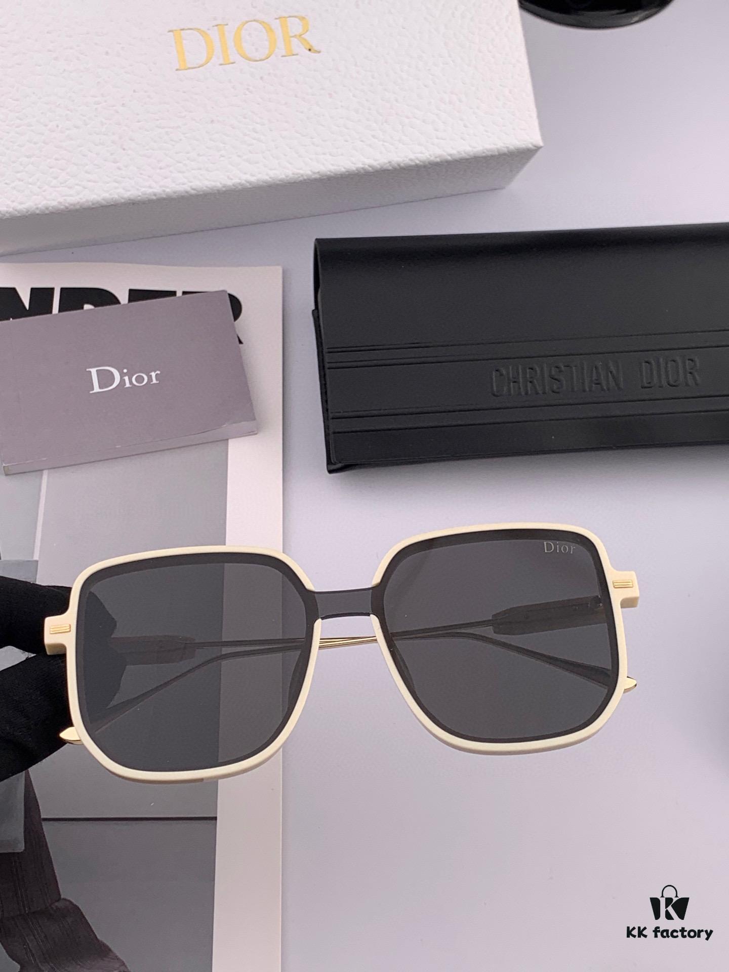 【DIOR】2025 Spring New Arrival Trendy Fashion Square Frame Sunglasses High Quality Comfortable Fit Influencer Style Shades Model: D288