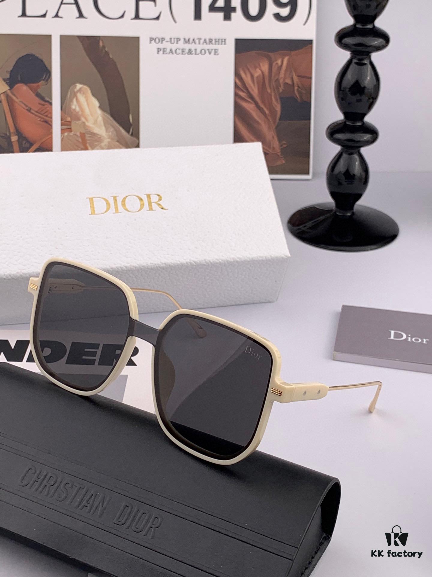 【DIOR】2025 Spring New Arrival Trendy Popular Fashion Square Sunglasses High Quality Comfortable Fit Influencer Style Shades Model: D288