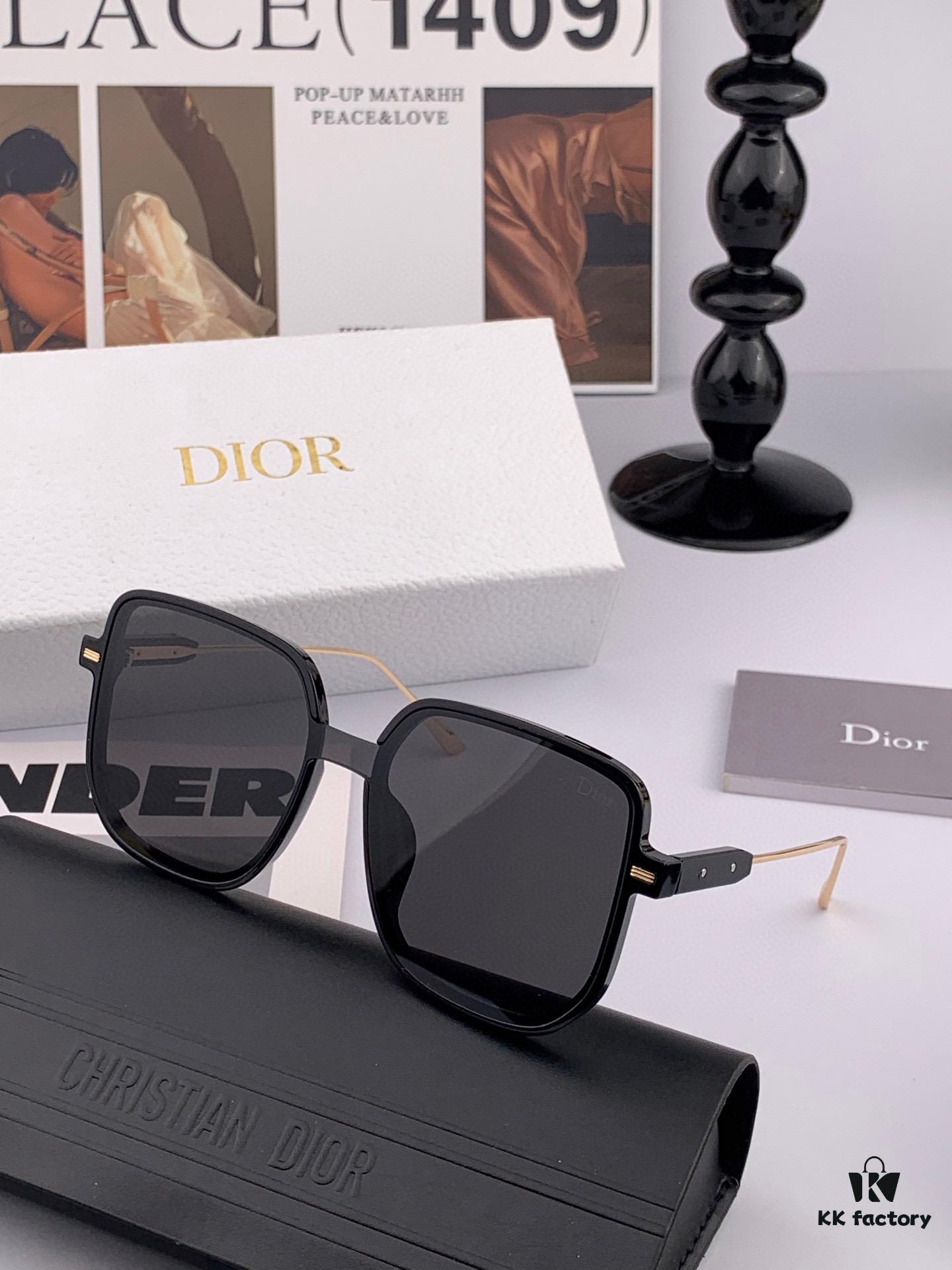 【DIOR】2025 Spring New Arrival Trendy Popular Fashion Square Sunglasses High Quality Comfortable Fit Influencer Style Shades Model: D288