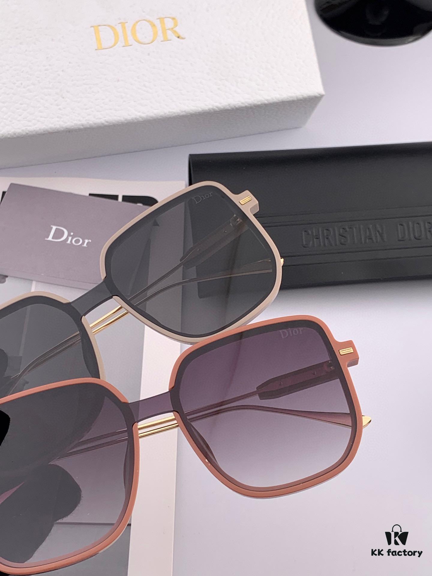 【DIOR】2025 Spring New Arrival Trendy Popular Fashion Square Sunglasses High Quality Comfortable Fit Influencer Style Shades Model: D288