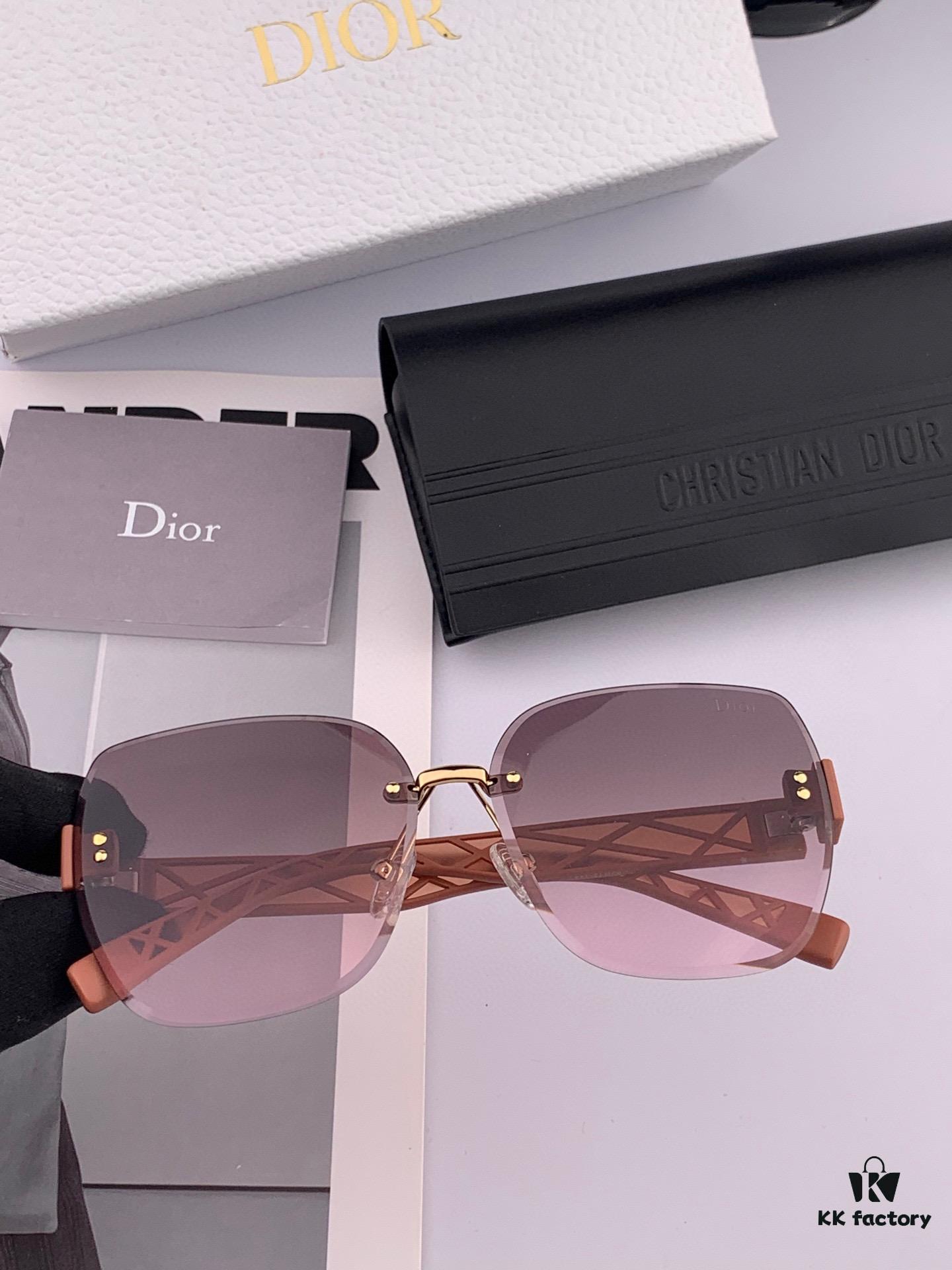 DIOR - Dior Nylon Polarized Sunglasses 2025 Spring New Arrival Trendy Fashion Square Frame Polarized Sunglasses High-Quality Comfortable Wear Influencer Style Women's HD Nylon Polarized Sunglasses 🕶️ High-Quality TR Frame Model: CD4579