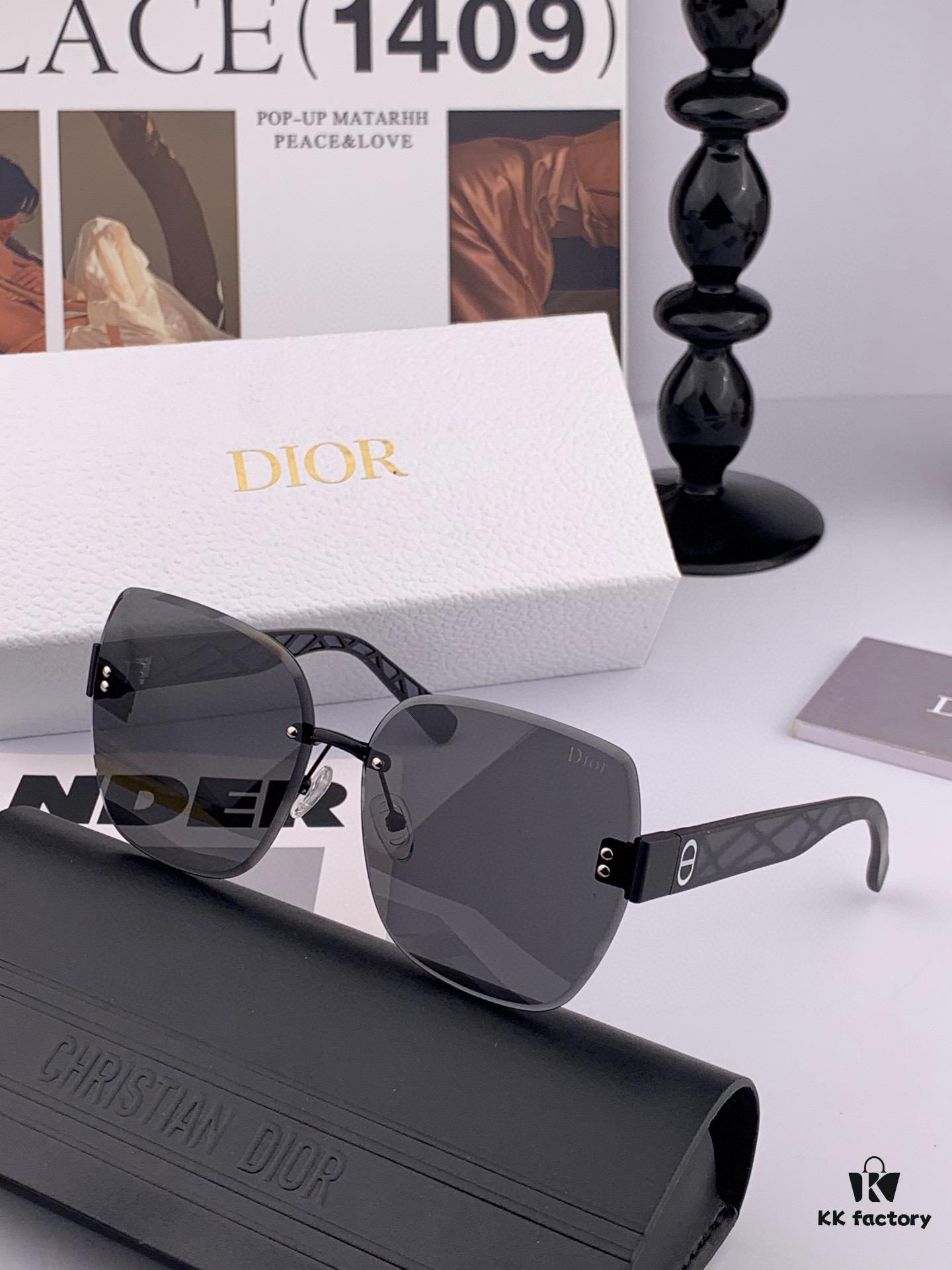 DIOR - Dior Nylon Polarized Sunglasses 2025 Spring New Arrival Trendy Fashion Square Frame Polarized Sunglasses High-Quality Comfortable Wear Influencer Style Women's HD Nylon Polarized Sunglasses 🕶️ High-Quality TR Frame Model: CD4579