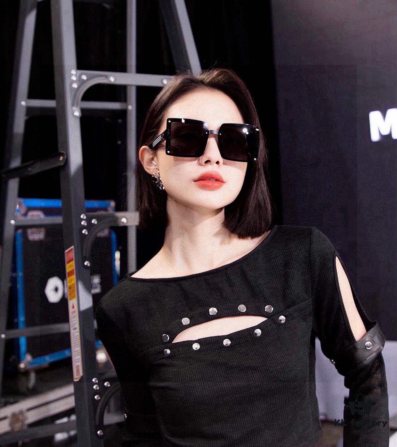 【DIOR - Dior】2025 Spring New Arrival Trendy Fashion Square Polarized Sunglasses High Quality Comfortable Wear Influencer Style Shades Model: D1297
