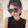 【DIOR】2025 Spring New Arrival Trendy Fashion Square Frame Sunglasses High Quality Comfortable Wear Influencer Style Model: D8304