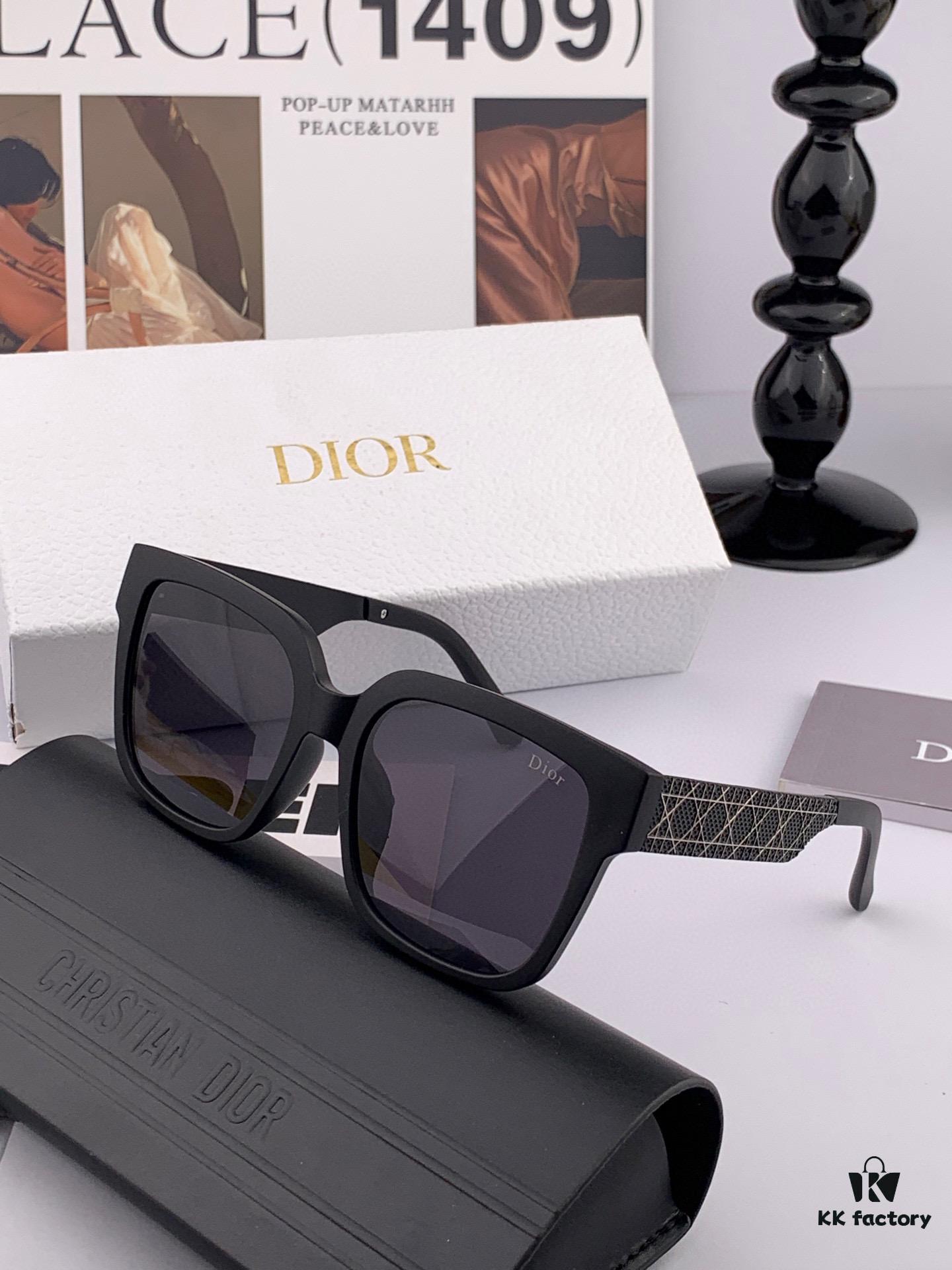【DIOR】2025 Spring New Arrival Trendy Fashion Square Frame Sunglasses High Quality Comfortable Wear Influencer Style Model: D8304