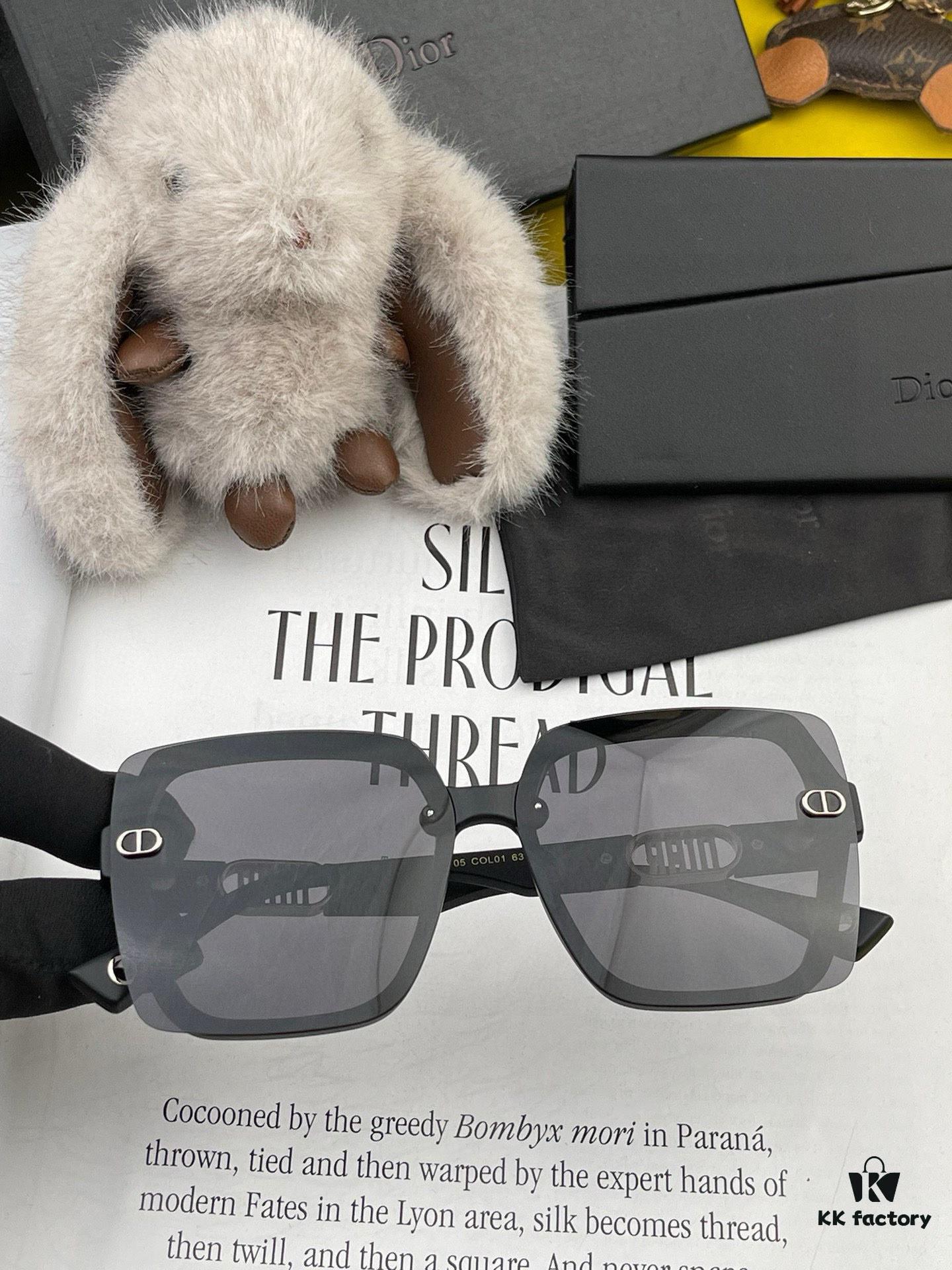DIOR - Dior 2025 Spring New Arrival Trendy Fashion Square Polarized Sunglasses High-Quality Comfortable Fit Influencer Style Women's HD Polarized Sunglasses 🕶️ High-Quality TR Frame Model: CD5610