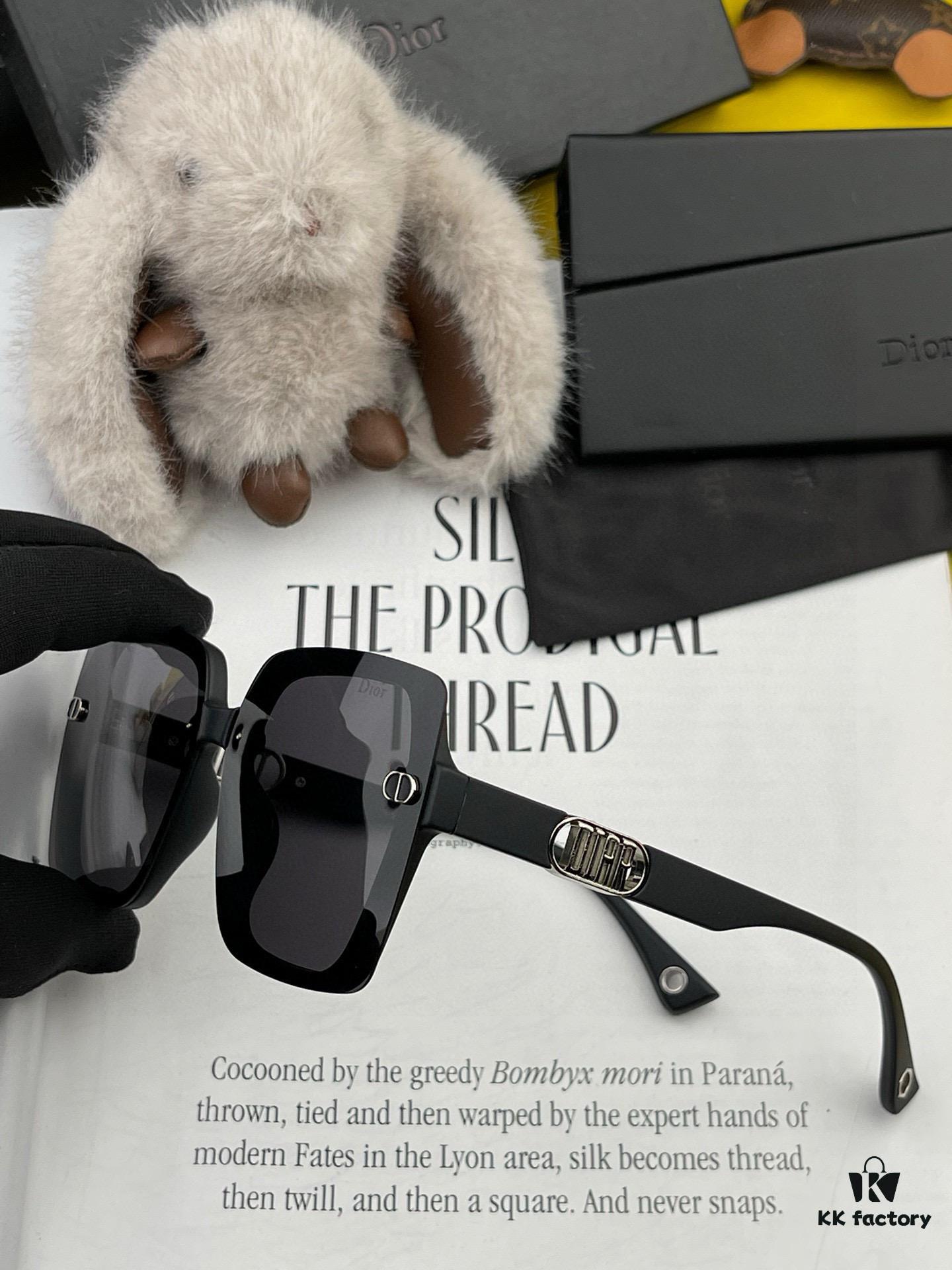 DIOR - Dior 2025 Spring New Arrival Trendy Fashion Square Polarized Sunglasses High-Quality Comfortable Fit Influencer Style Women's HD Polarized Sunglasses 🕶️ High-Quality TR Frame Model: CD5610