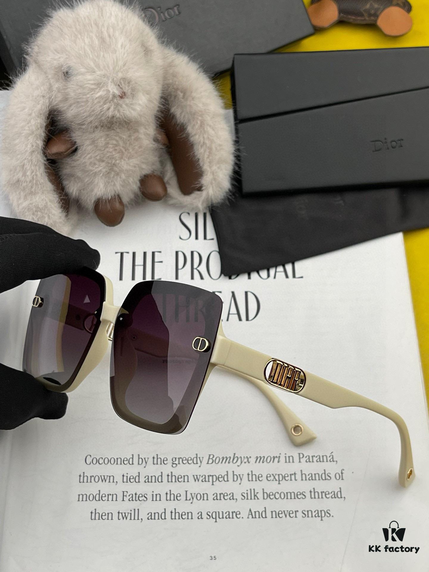 DIOR - Dior 2025 Spring New Arrival Trendy Fashion Square Polarized Sunglasses High-Quality Comfortable Fit Influencer Style Women's HD Polarized Sunglasses 🕶️ High-Quality TR Frame Model: CD5610