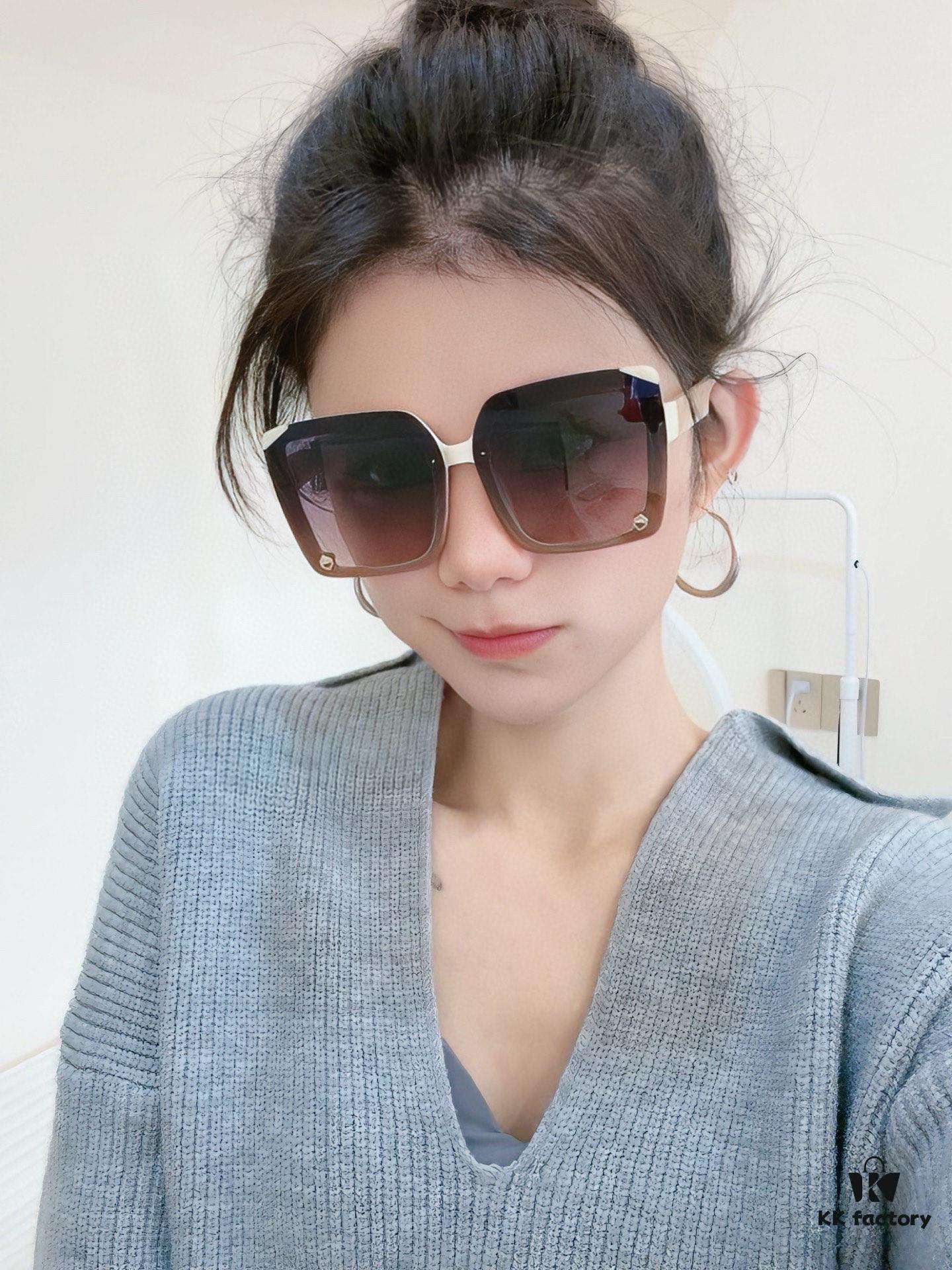 【DIOR - Dior】2025 Spring New Arrival Trendy Popular Fashion Square Polarized Sunglasses High Quality Comfortable Fit Influencer Style Sunglasses Model: D7191