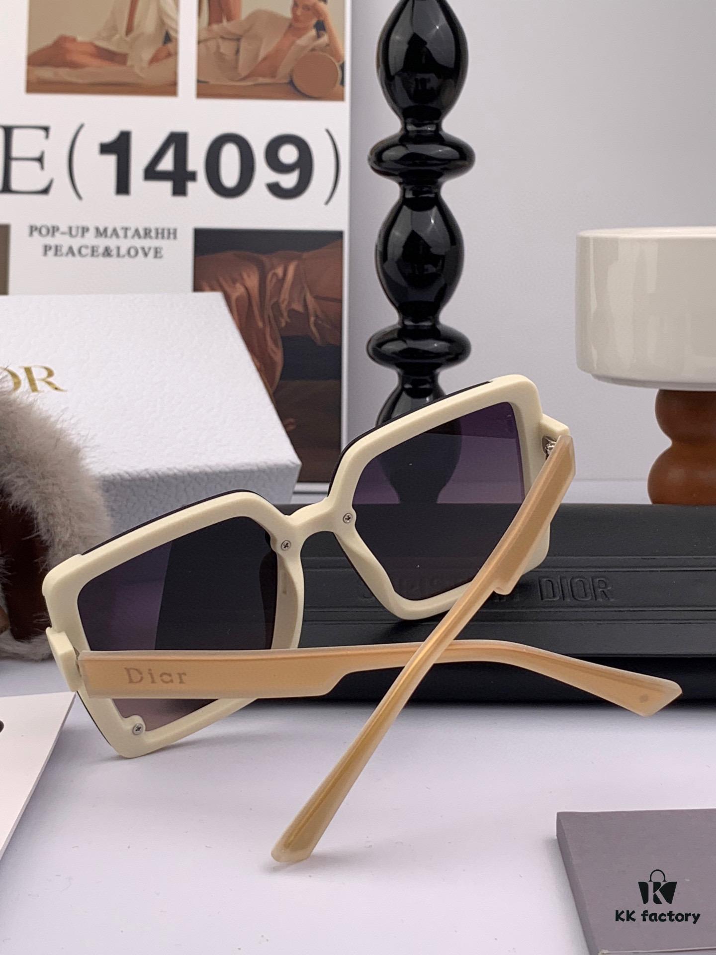 【DIOR - Dior】2025 Spring New Arrival Trendy Popular Fashion Square Polarized Sunglasses High Quality Comfortable Fit Influencer Style Sunglasses Model: D7191